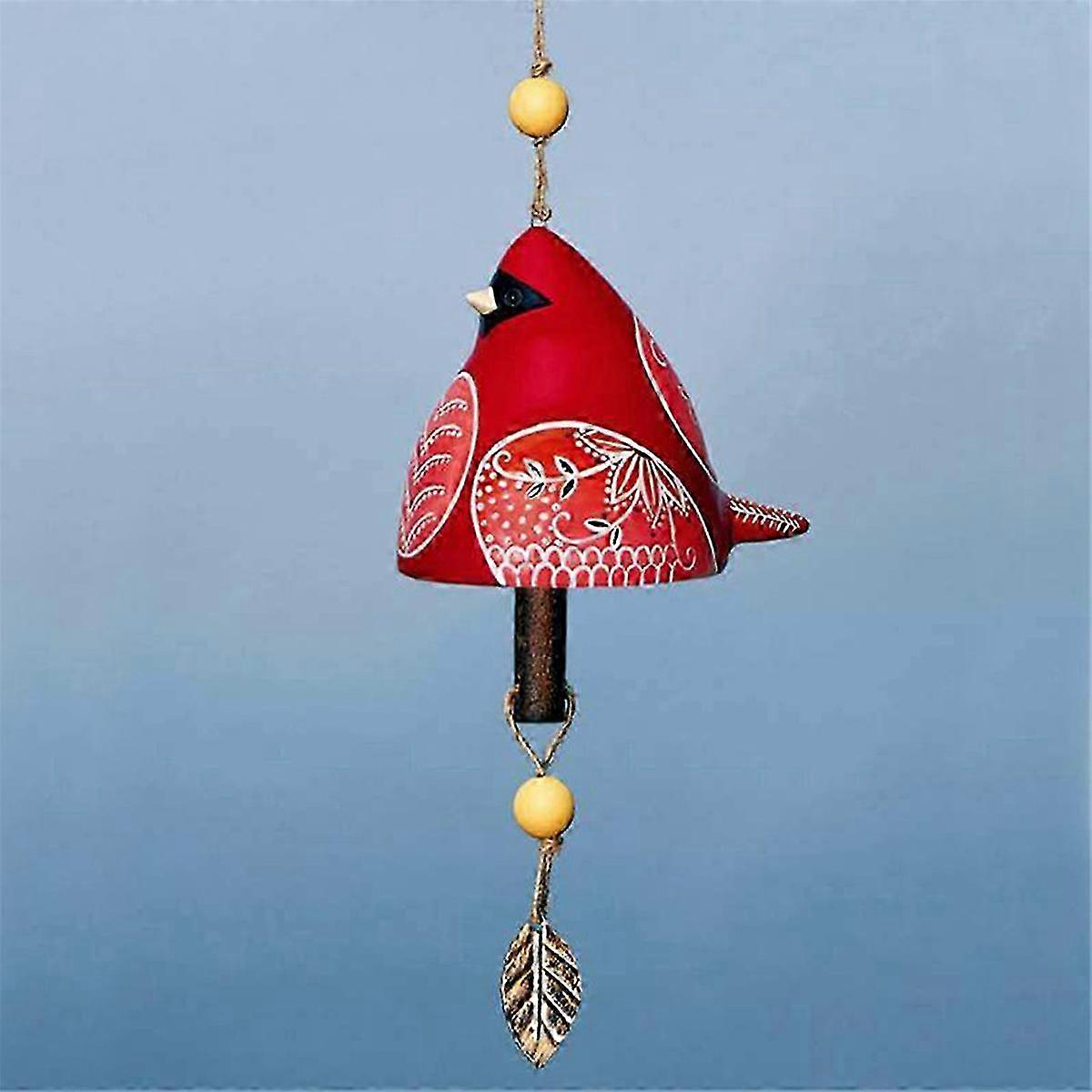 Lively Bird Chime Series, Resin Wind Chimes, Garden Wind Chimes,B
