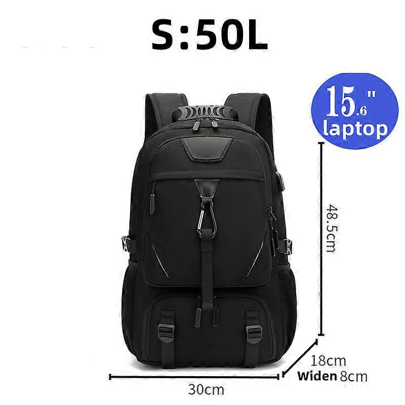15.6/17.3" σακίδιο ταξιδιού άνδρες Business Backpack σχολείο επεκτάσιμη τσάντα USB μεγάλης χωρητικότητας αδιάβροχο σακίδιο σακιδίων μόδας