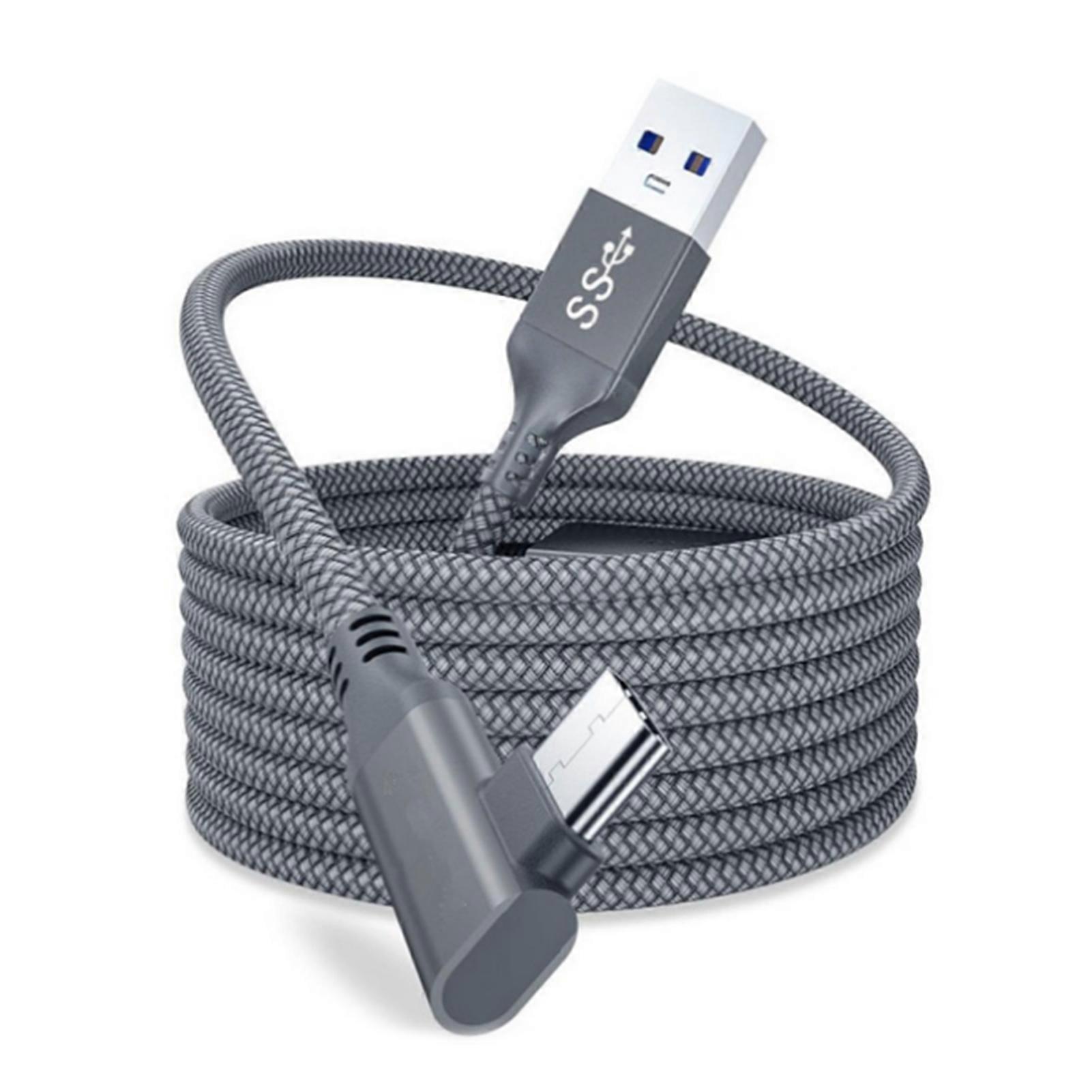 16ft High-Speed USB 3.0 Link Cable for Oculus Quest/Quest 2 VR - Fast Charging & Data