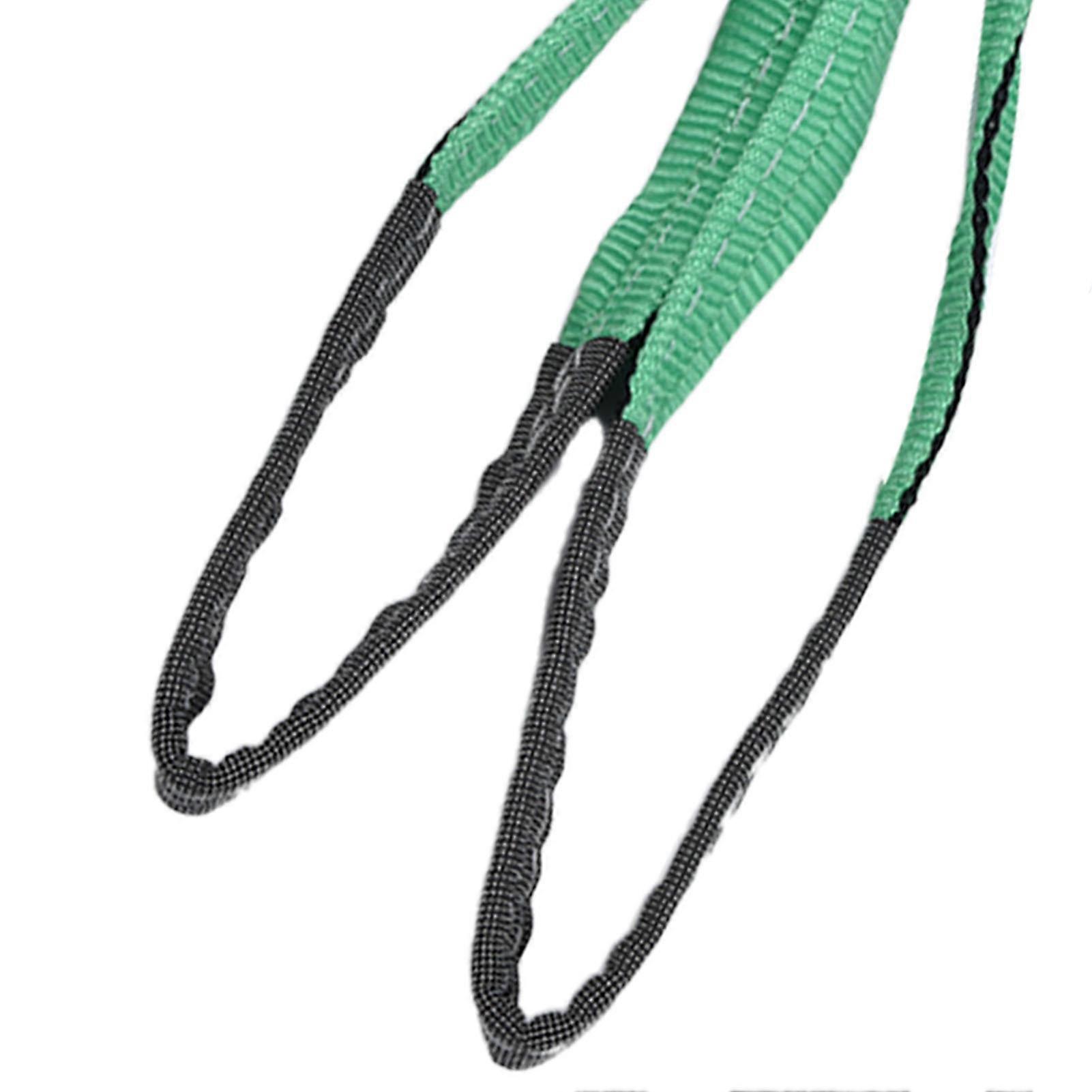 Heavy Duty Lifting Straps, 2t Load Capacity, High Strength Polyester Coloured Flat Straps (3 Meters)