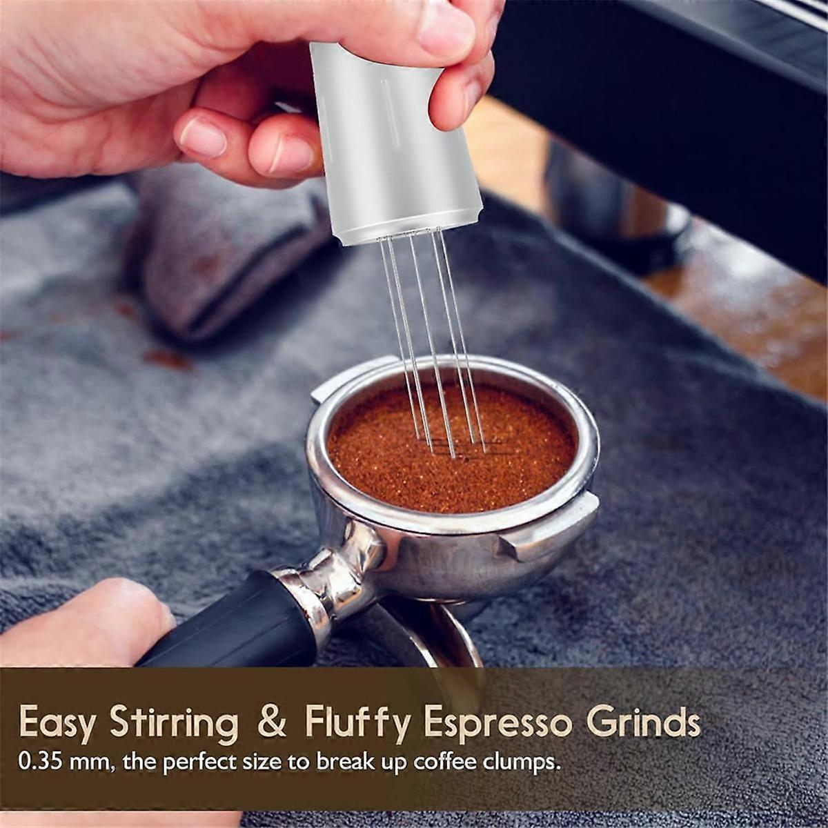 WDT Espresso Tool Espresso Distribution Tool, Needles Espresso Coffee Stirrer for Barista, for Espr