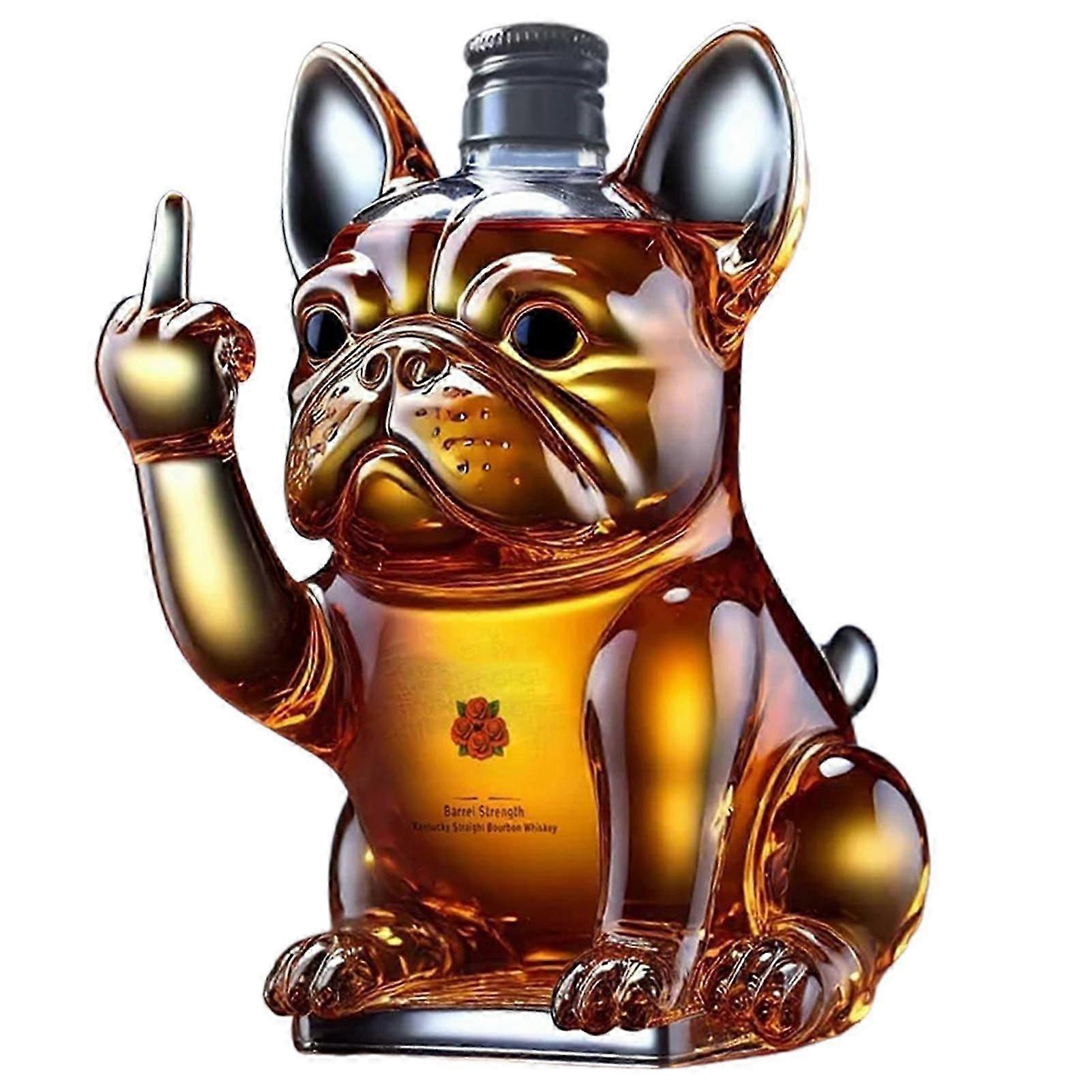french bulldog whiskey tasting set for parties