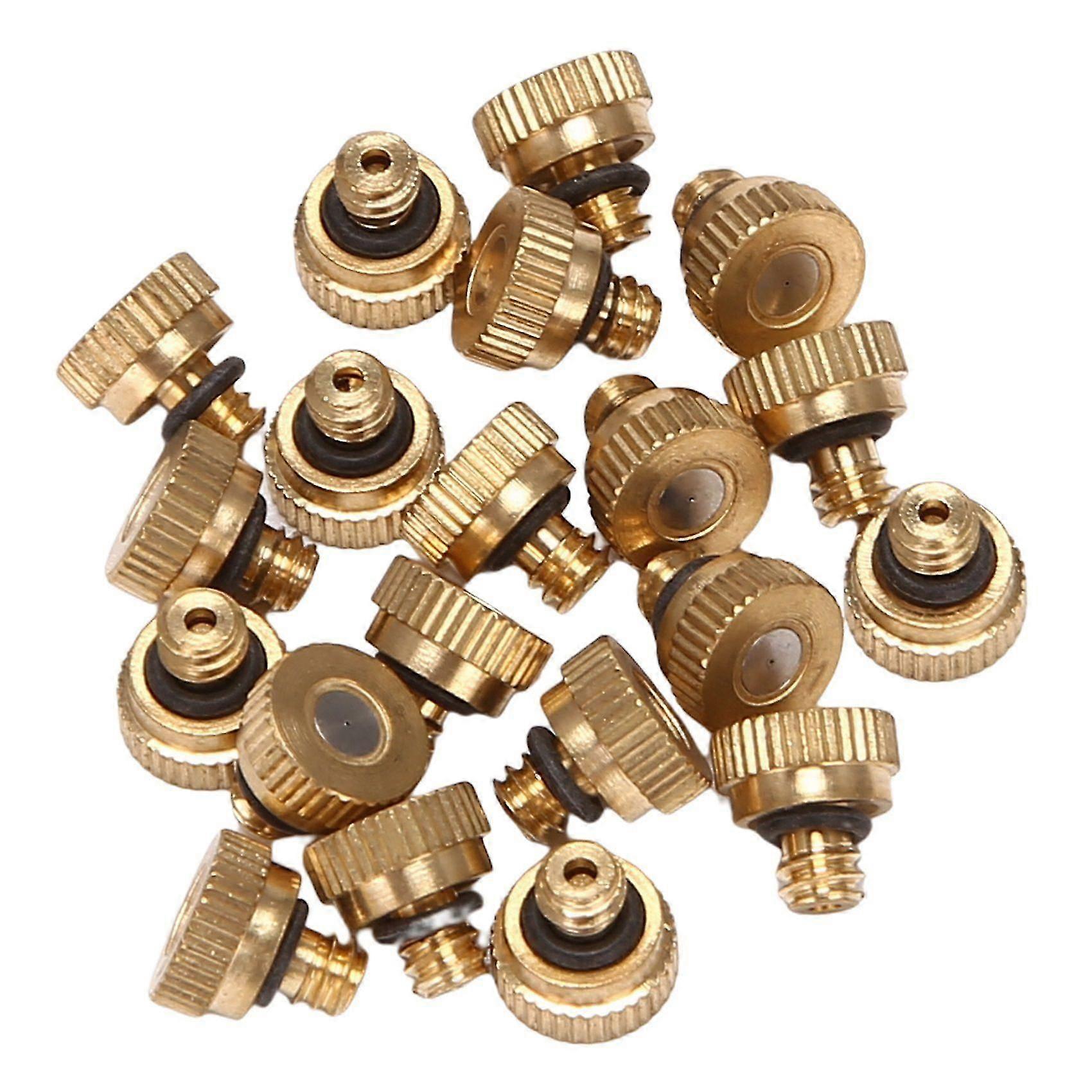 20pcs low pressure fog nozzle cooling misting orifice 0.1mm