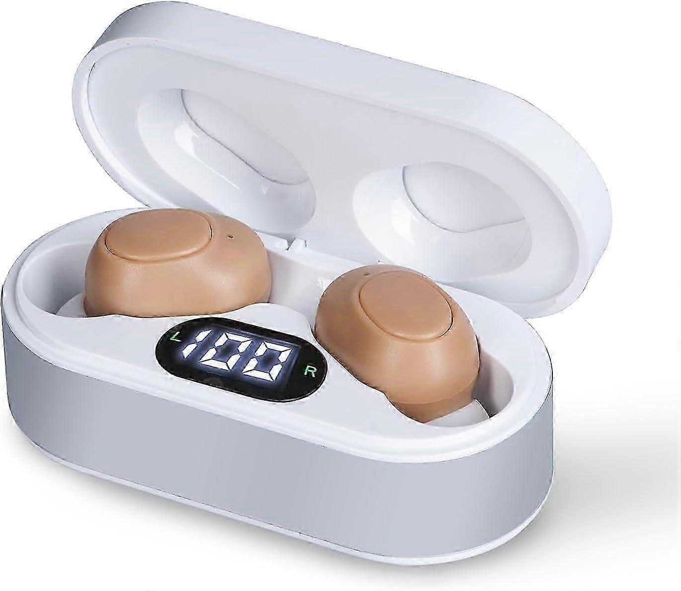 Hearing Aids, Miniature Hearing Amplifiers for Adults with Noise Cancelling, Rechargeable