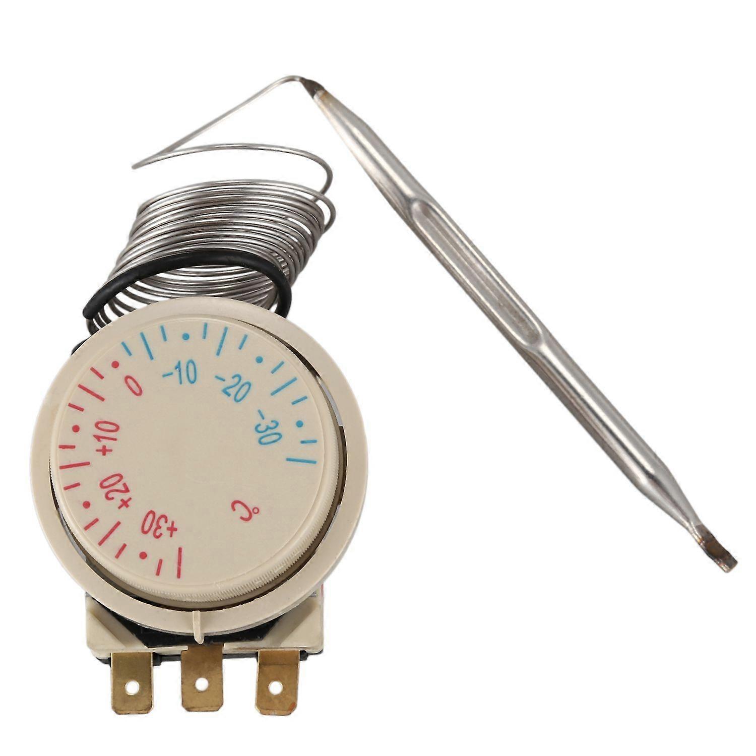 Freezer -30~+30 AC 250V 16A AC380V Temperature Capillary Thermostat