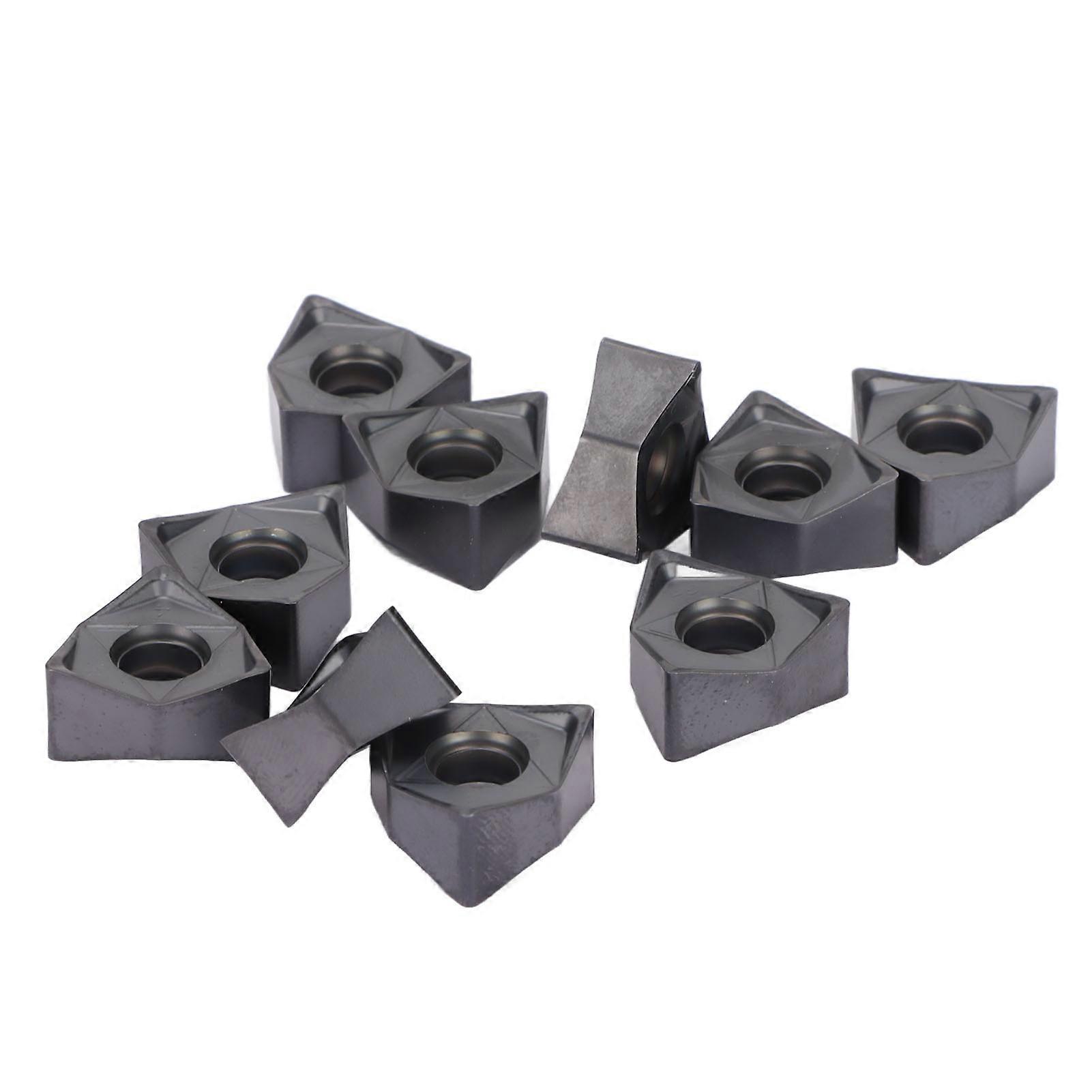 10Pcs Black Coated Carbide Turning Inserts CNC Lathe Milling Tool