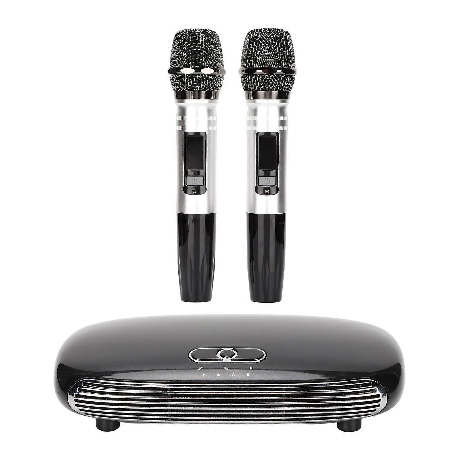 Wireless Microphone Karaoke System V5.0, 20m Range, US Plug