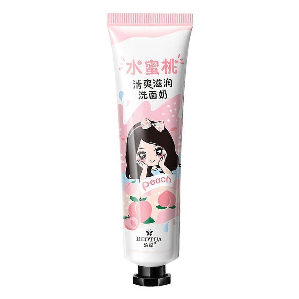 Peach Extract Amino Acid Cleanser Gentle Cleansing Moisturizing Foaming 100g