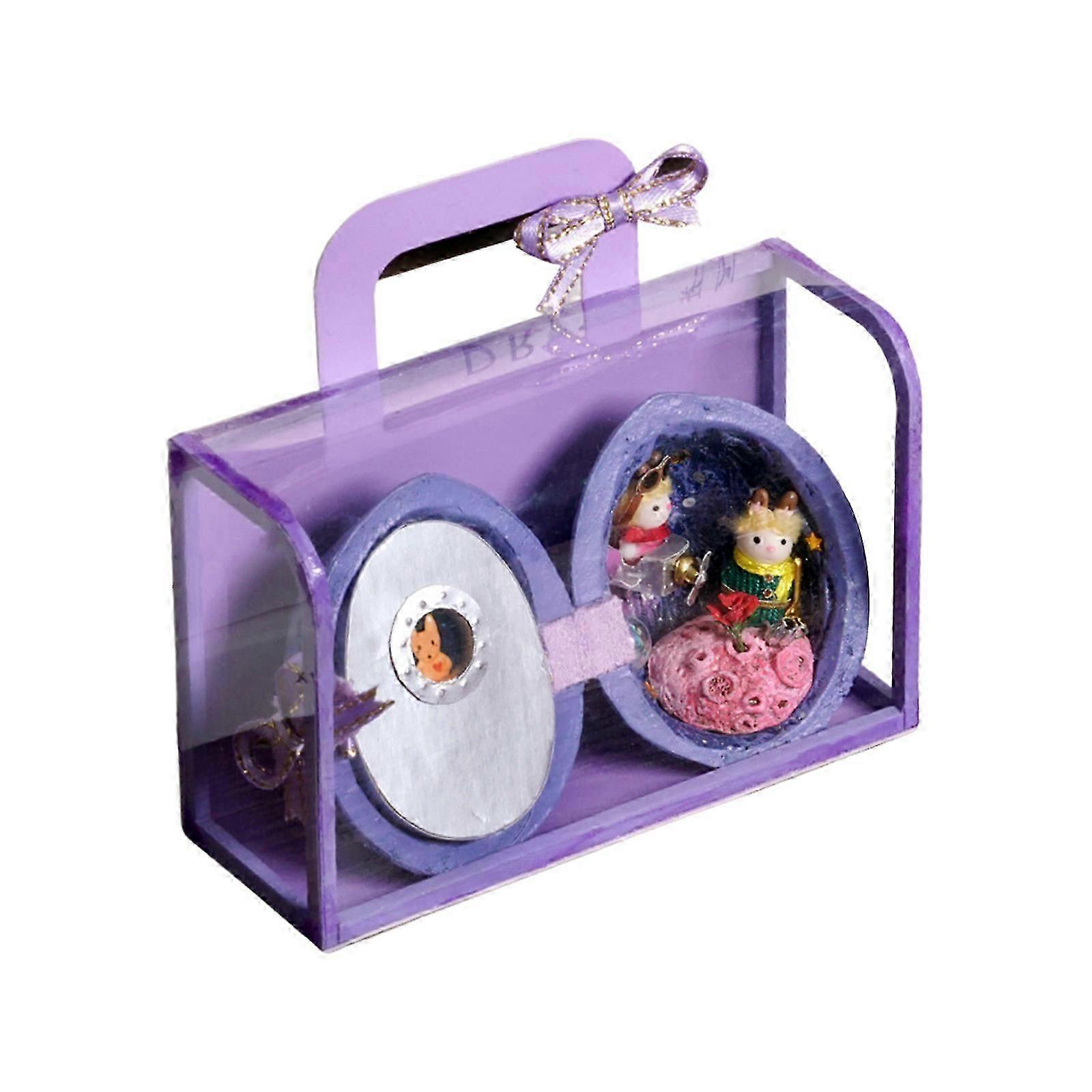 DIY Model Room Rabbit House Assembly Doll House Education Toy Collections Gift Room
