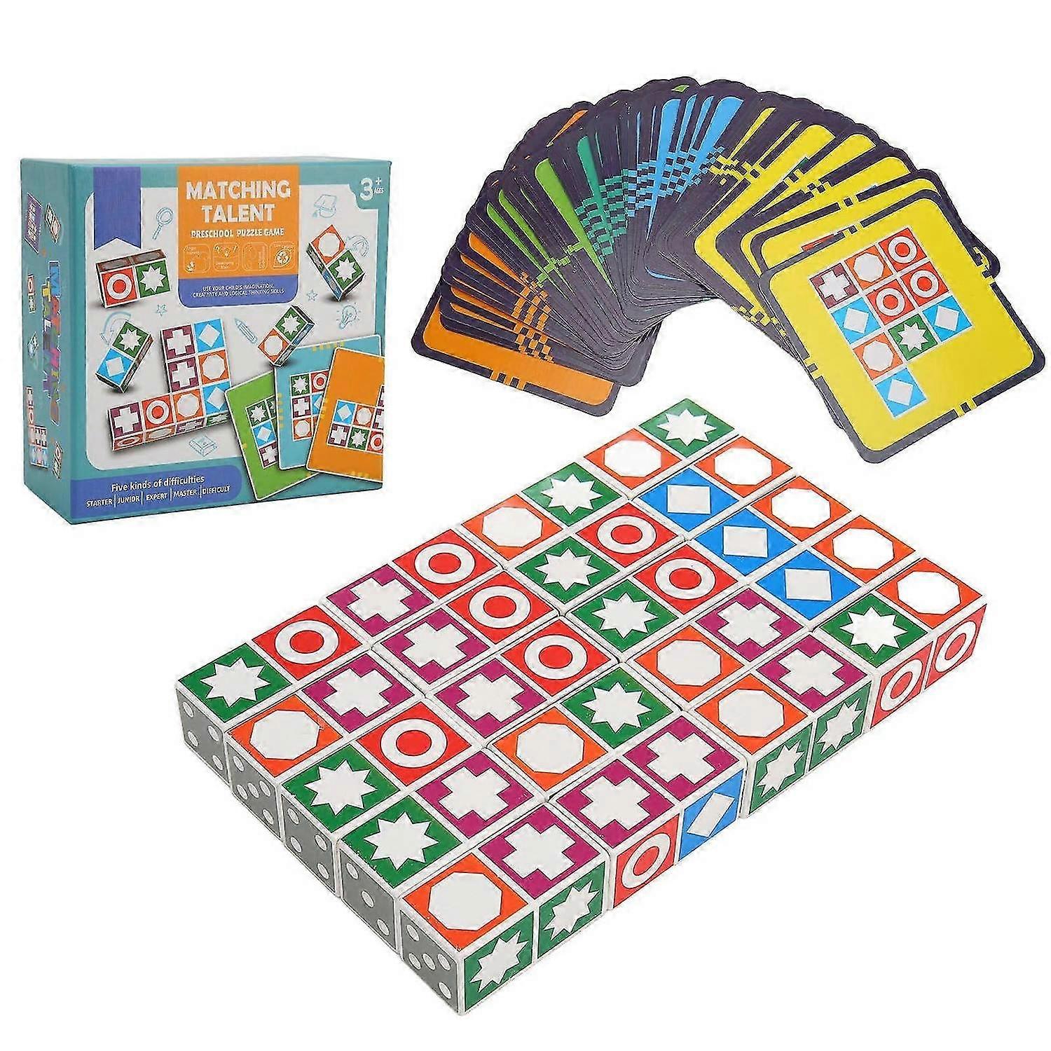 2025 Latest Model Wooden Games Puzzle Matchs Exercise Spatial Logic Thinking