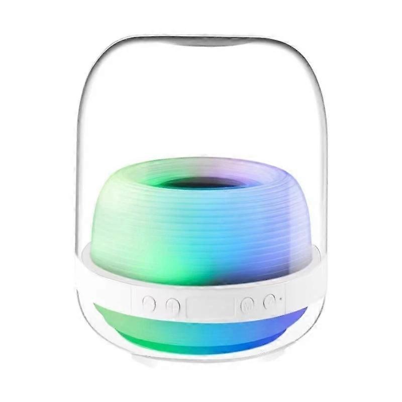 6D Stereo Wireless Bluetooth Lautsprecher Weiß