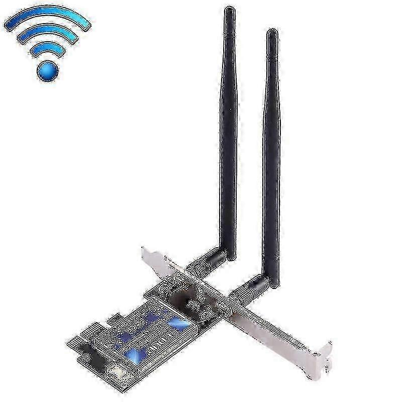 Computer Accessory Sets Edup Ep-9620 2 In 1 Ac1200mbps 2.4ghz 5.8ghz Dual Band Pci-e 2 Antenna Wifi Adapter