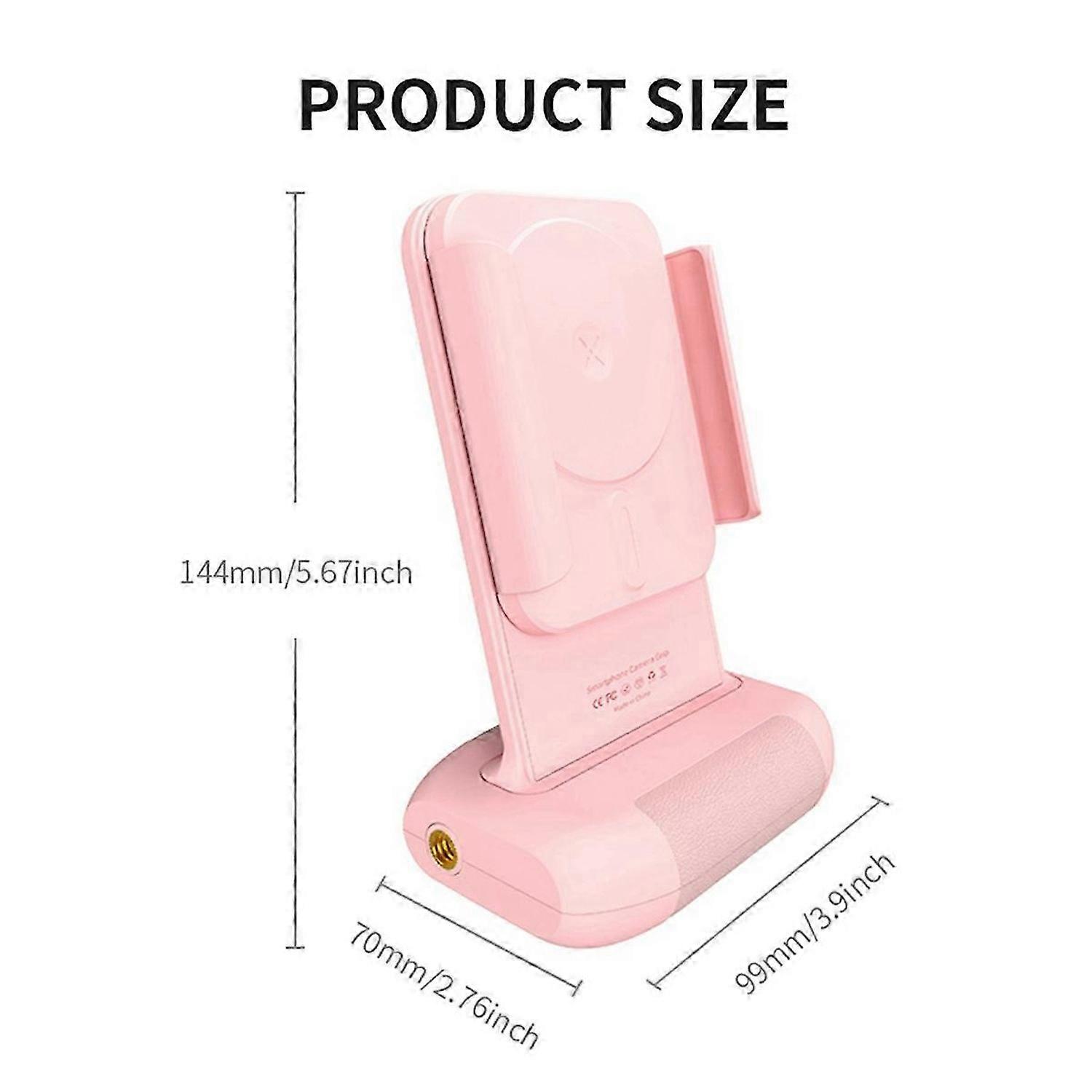 Bluetooth Selfie Stick with Remote Shutter Anti pink