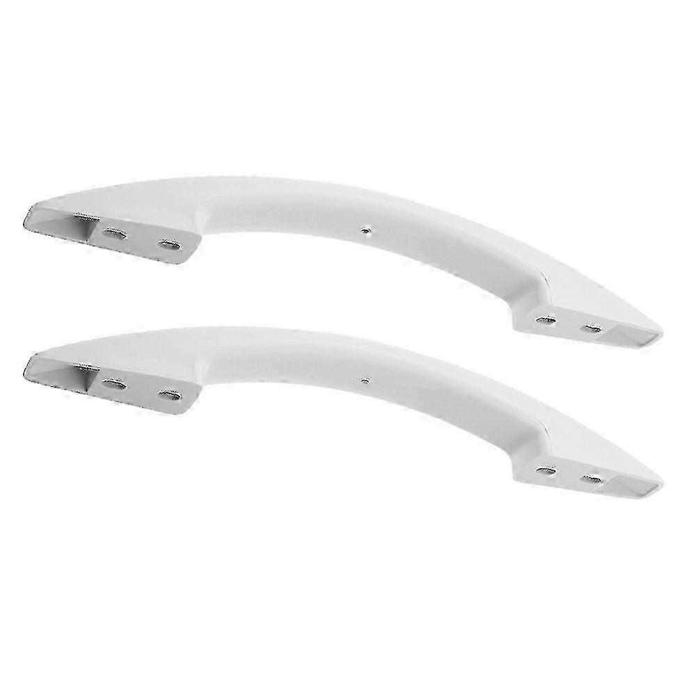 2pcs Refrigerator Door Handle Replacement Freezer Door Pull Solid Plastic Long Handle For Commercial Refrigerators Easy Install Anti-Slip