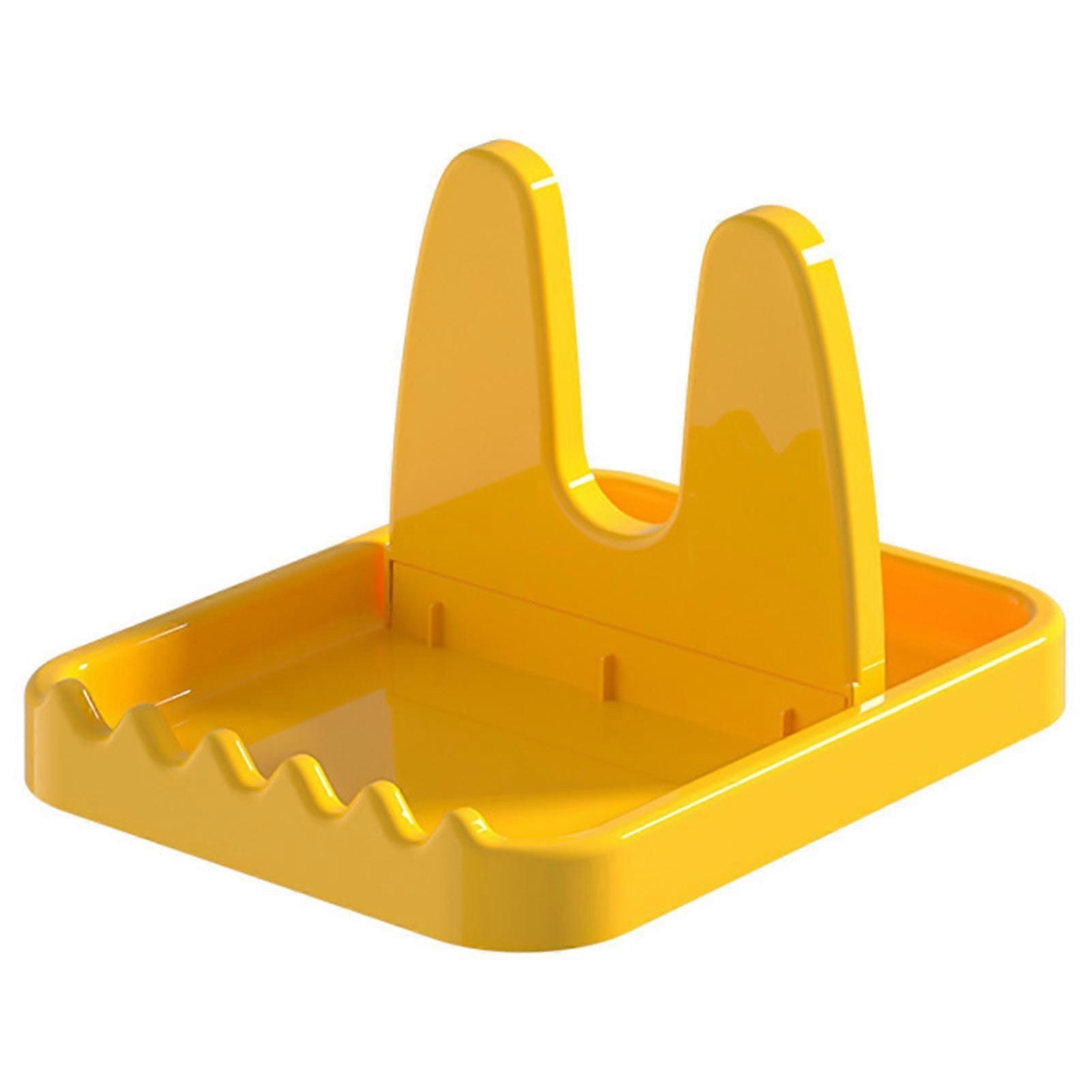 Pot Lid Rack Strong Bearing Capacity U-shape Groove PP Cooking Spatula Pan Lid Holder Kitchen Tools