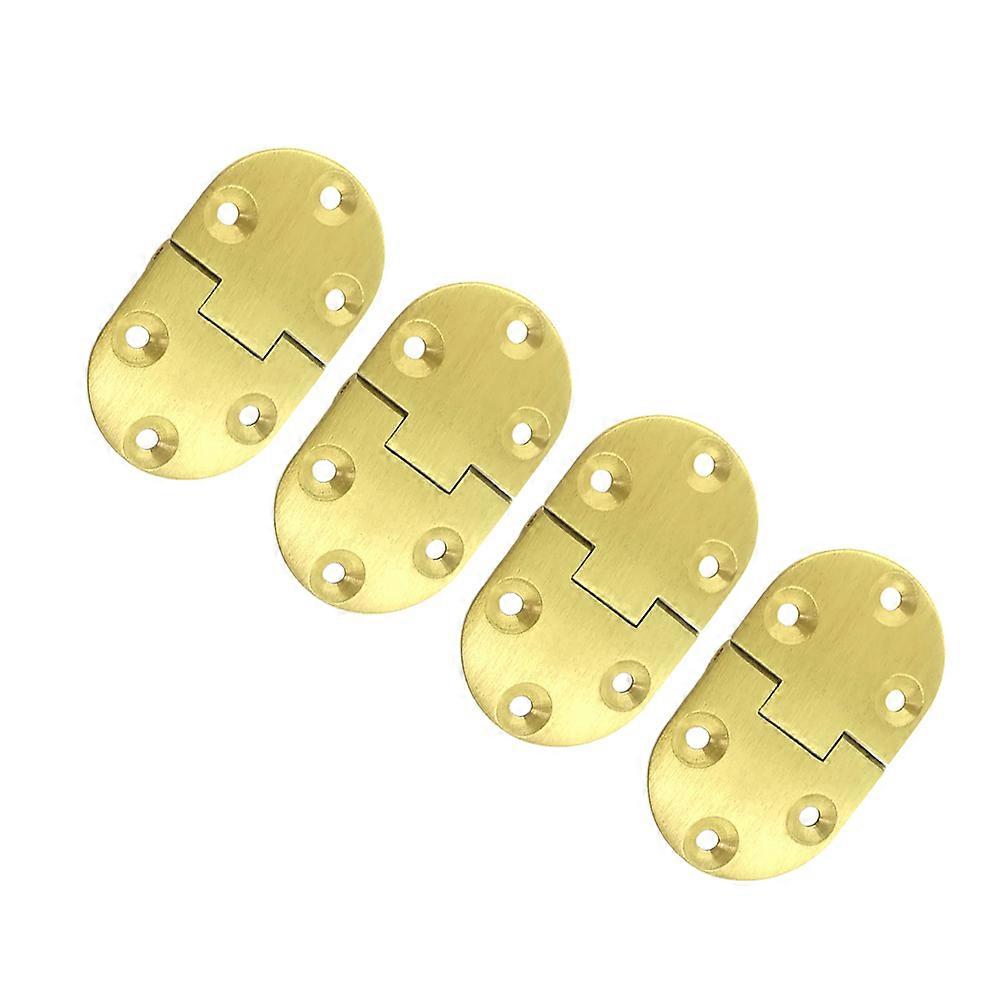 Copper Hinge 4Pcs Waist Hinge for Door Folding Spring Mute Function