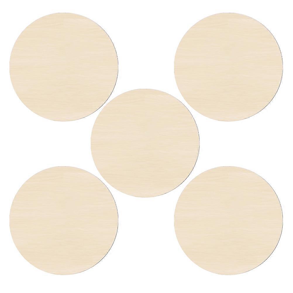 Wood Circles for Crafts with 20Pcs Unfinished Round Wood Boards for DIY