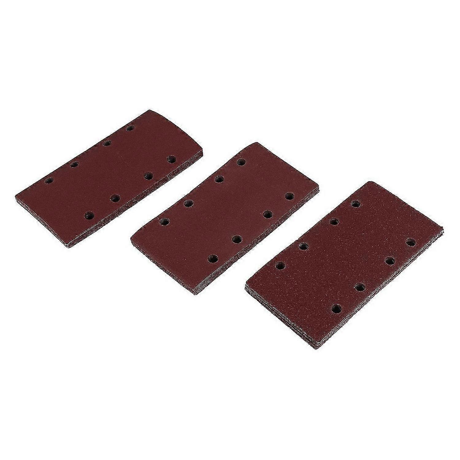 30Pcs Square Sandpaper Sanding Paper Sheet 95X185mm Sander Hook Loop