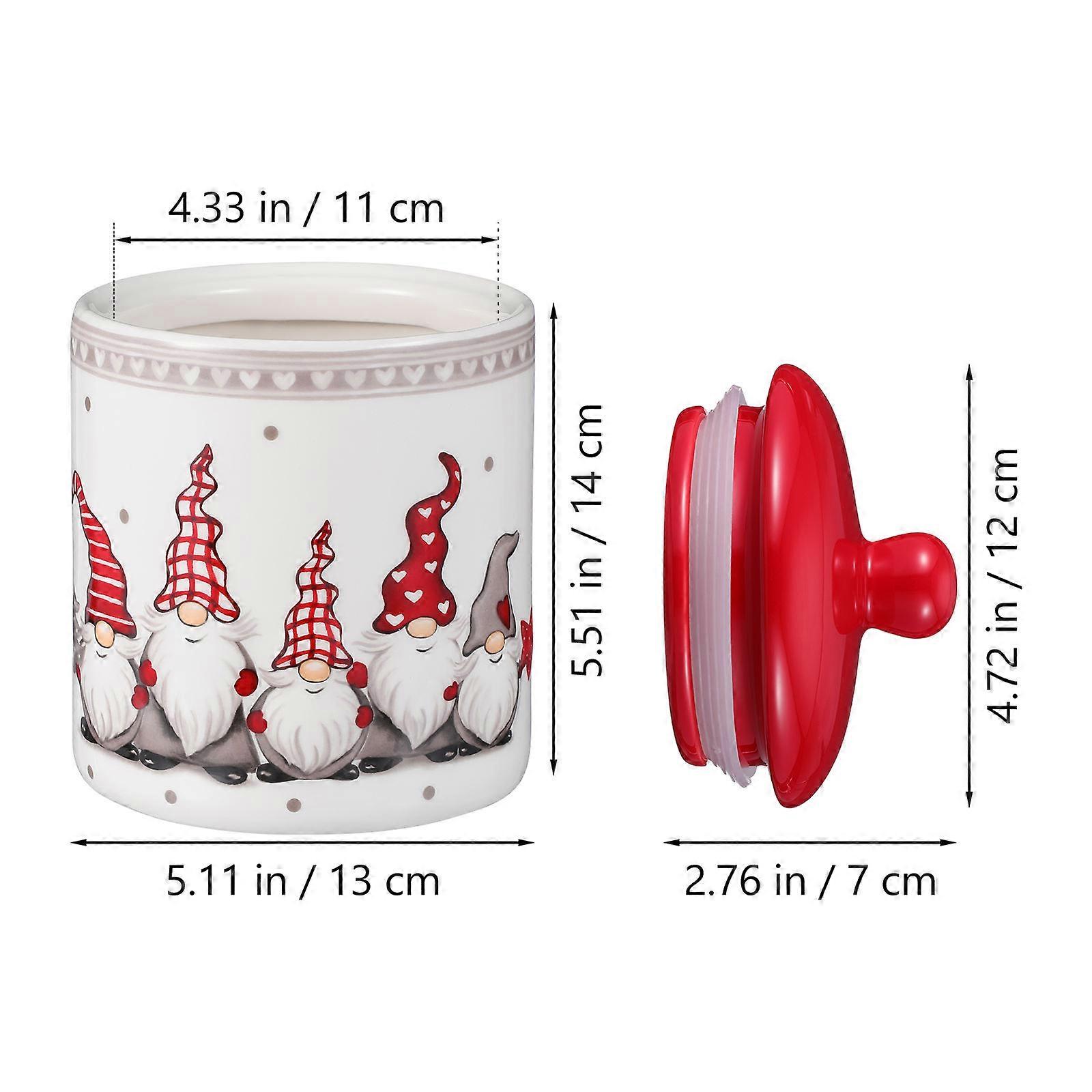 Sealed Storage Jar for Kitchen Use Ceramic Food Container 1Pcs