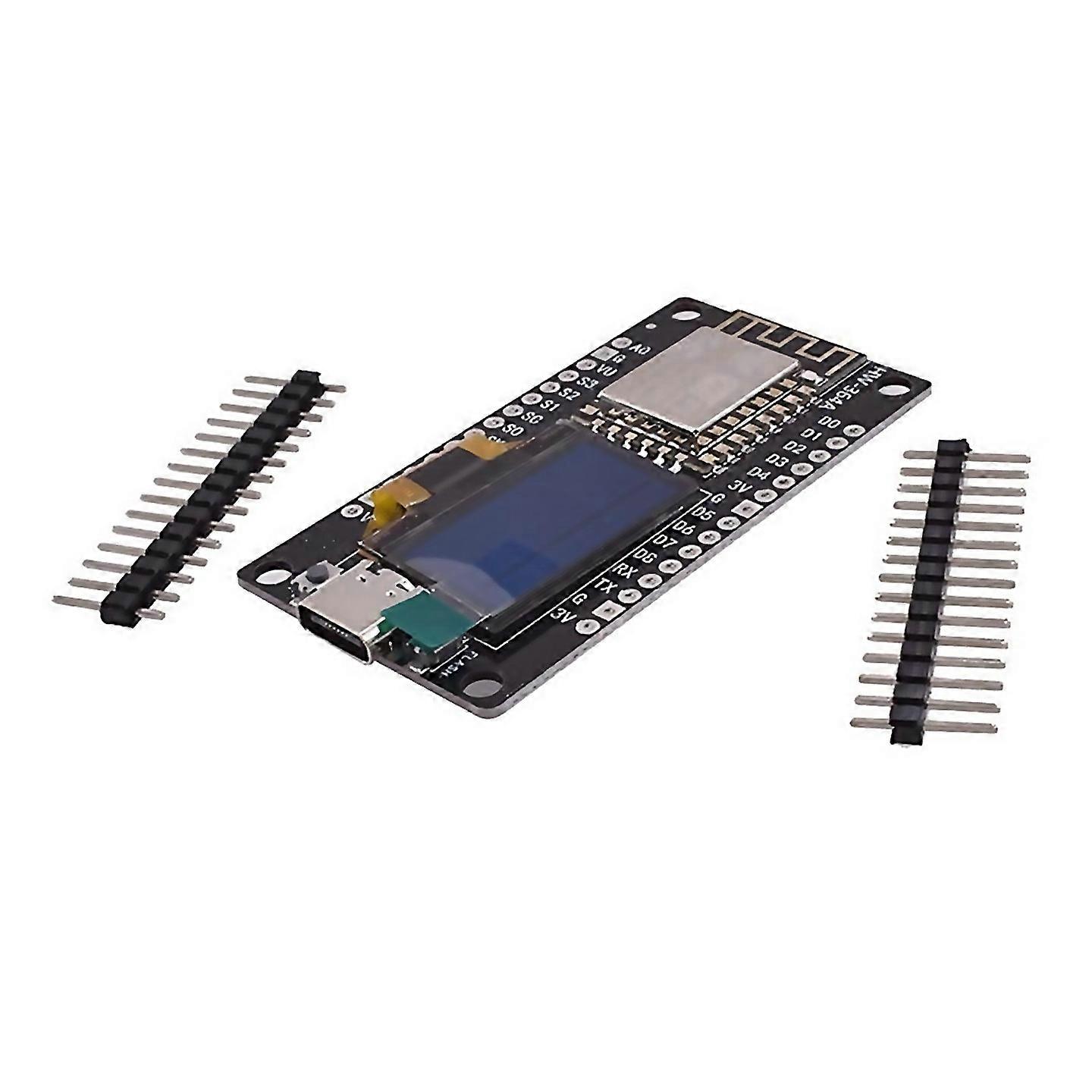 For Esp8266 Development Board With 096 Inch Oled Displaych340esp12e Wifi Module For Arduino Idemic