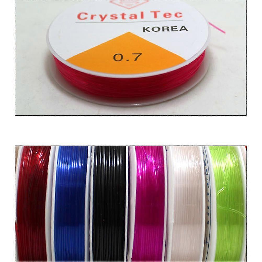 Elastic String Clear Round Elastic Line for DIY Jewelry Making 10 Rolls