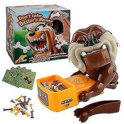 Bad Dog Bone Action Game You Don't Wake Up Dog Bite Finger Game (brown)