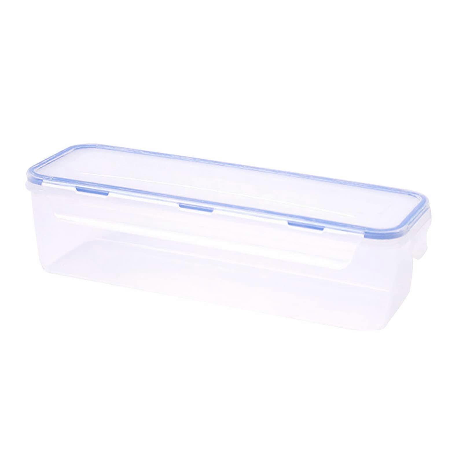 Pasta Storage Containers Durable Rectangular Airtight Spaghetti Canister Set With Lids Blue One Size