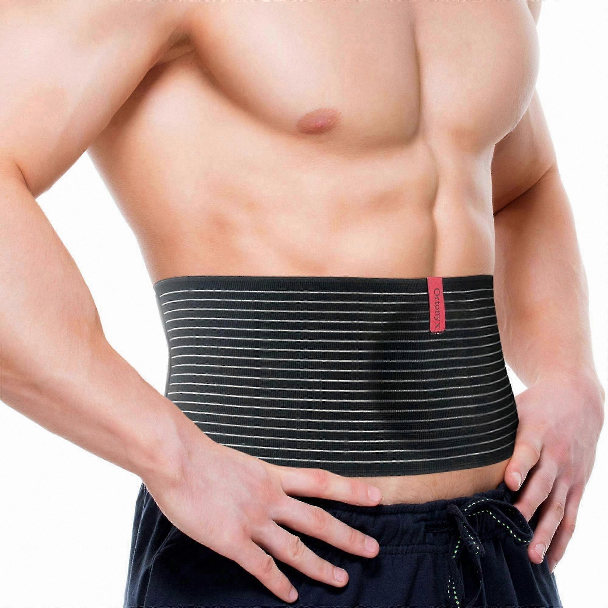 Padded Abdominal Support Wrap for Post-Surgical Hernia Recovery and Comfortable Healing Aid