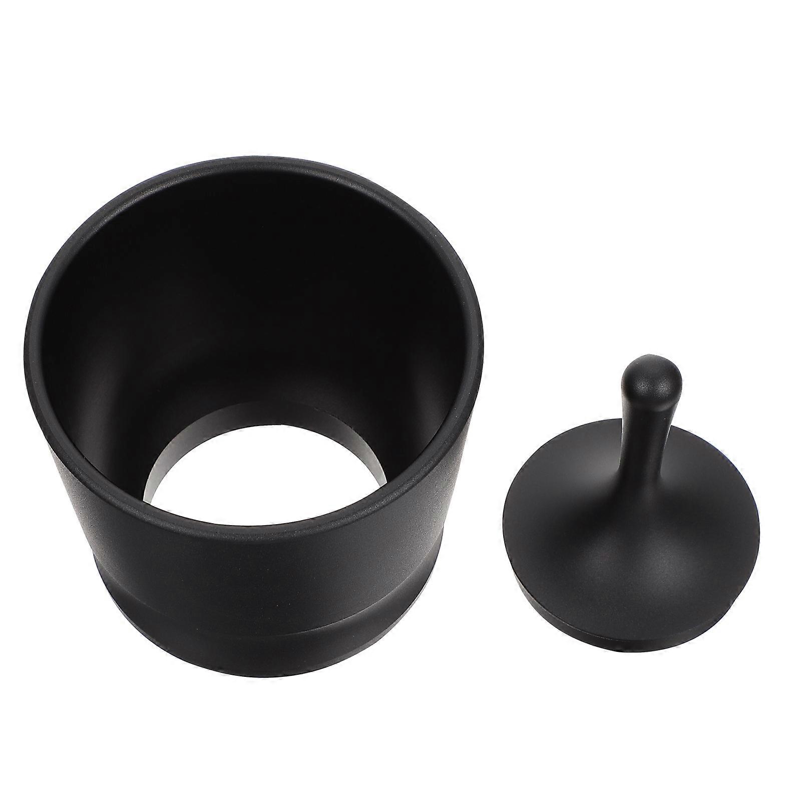 Coffee Shaker Cup For Espresso Aluminium Alloy Coffee Machine Handle Accessory 7.2X6.7X6.6CM Black 1Set