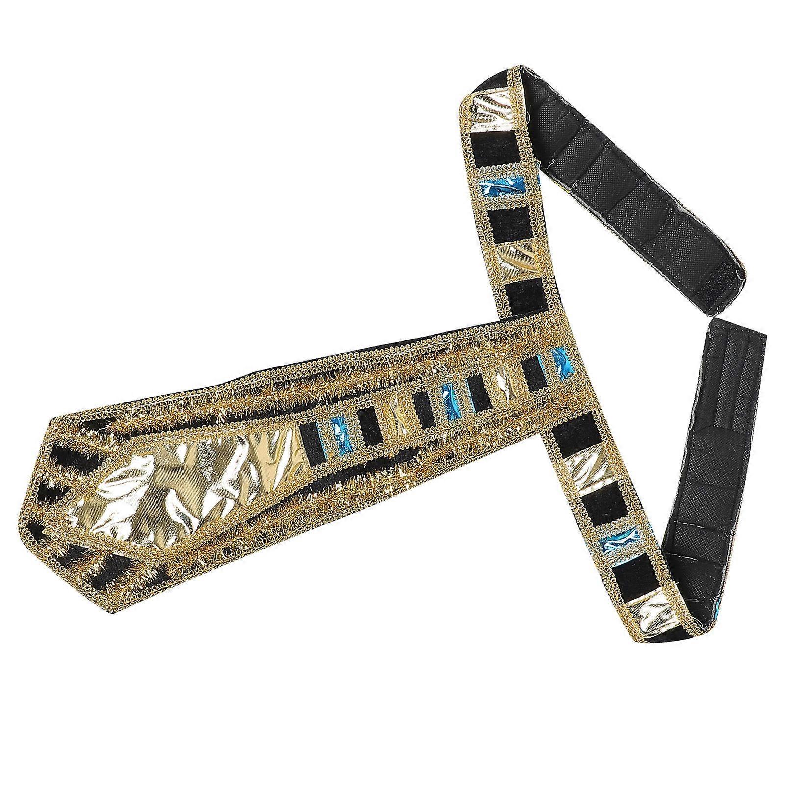 Egyptian Cosplay Waist Belt for Party Use 2Pcs Ancient Style Accessory