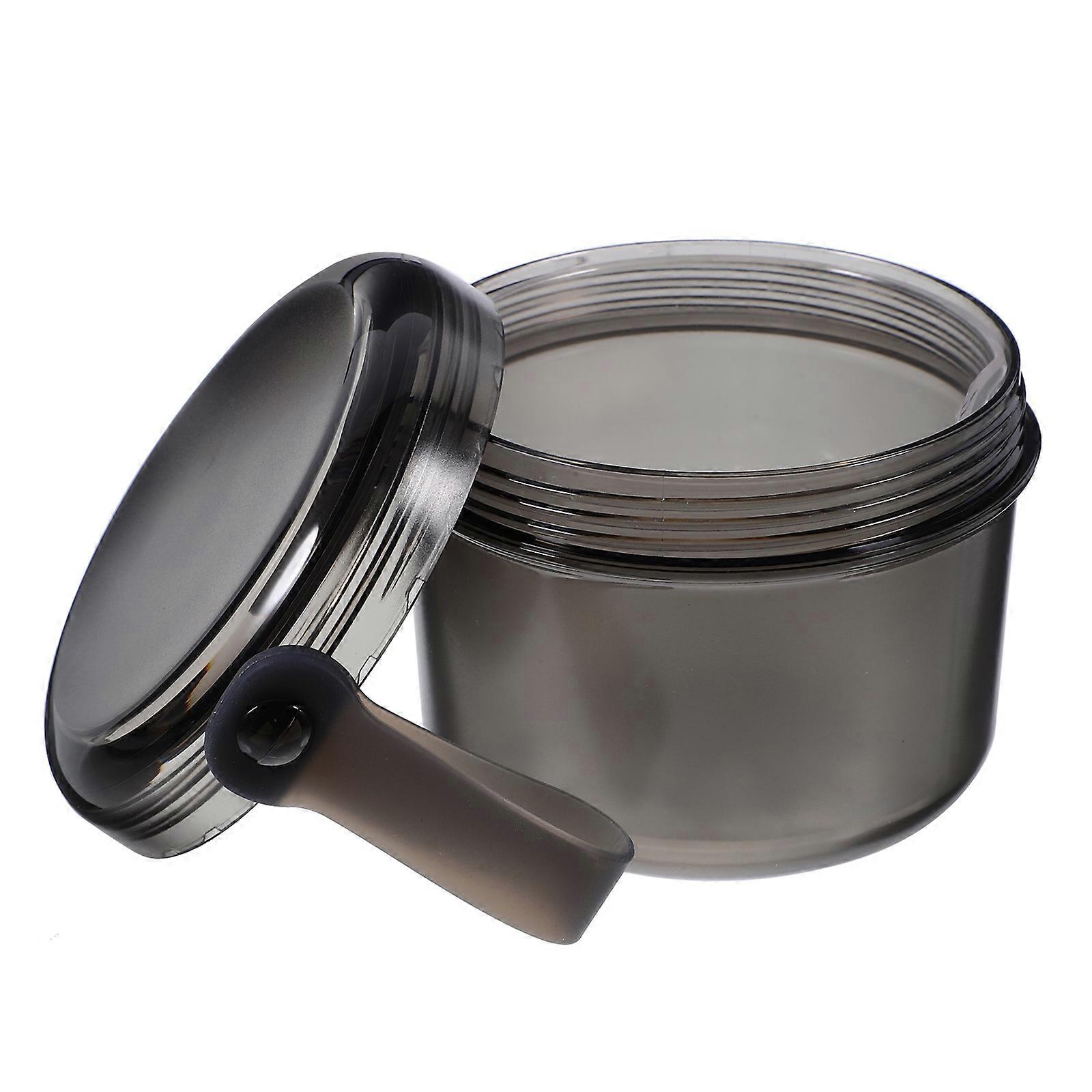 Plastic Retainer Case For Dentures And Mouth Guards Compact Dark Grey Storage 2Pcs