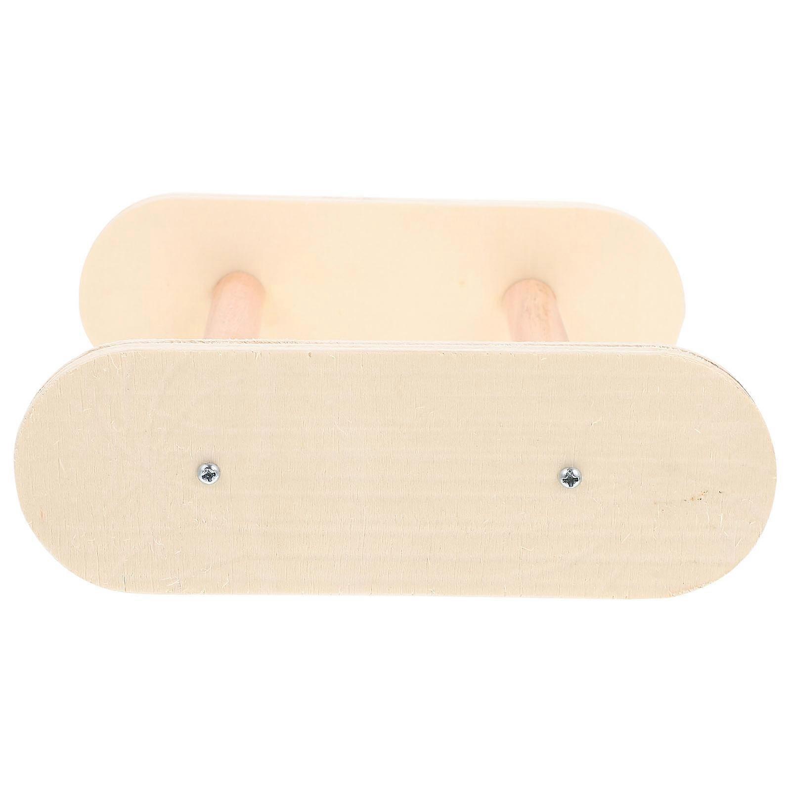 Parrot Standing Rack Small Pet Hen Stand for Activity 2Pcs