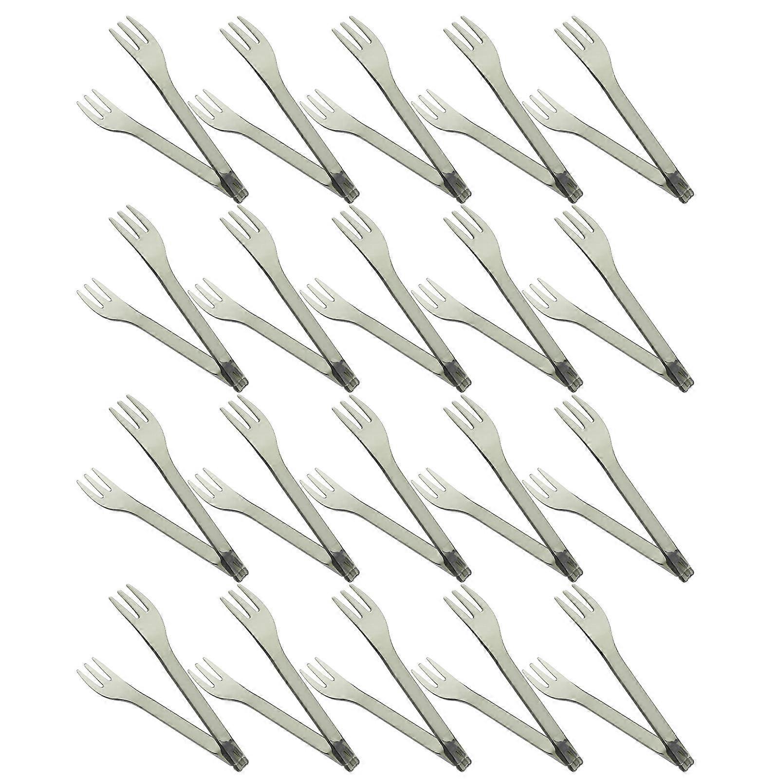 Elegant 2-In-1 Mini Forks 160 Pcs Ideal For Parties And Family Gatherings Serving Fruits And Appetizers In Material