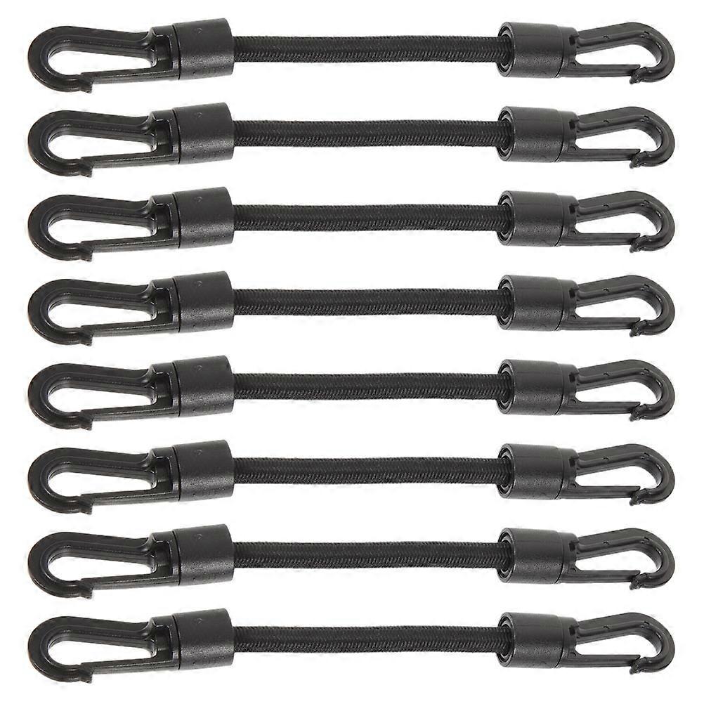 Dock Ropes for Boat Elastic Bungee Cords with Hooks for Outdoor Use 40Pcs
