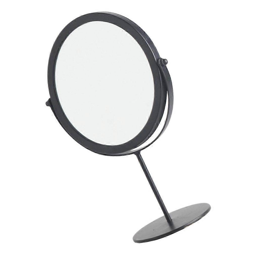 Round Makeup Mirror for Home Use 2Pcs with Iron and Glass