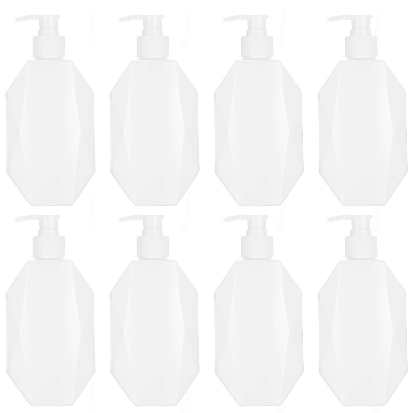 Body Care Lotion Bottle Pump Dispenser 24Pcs Refillable White Containers