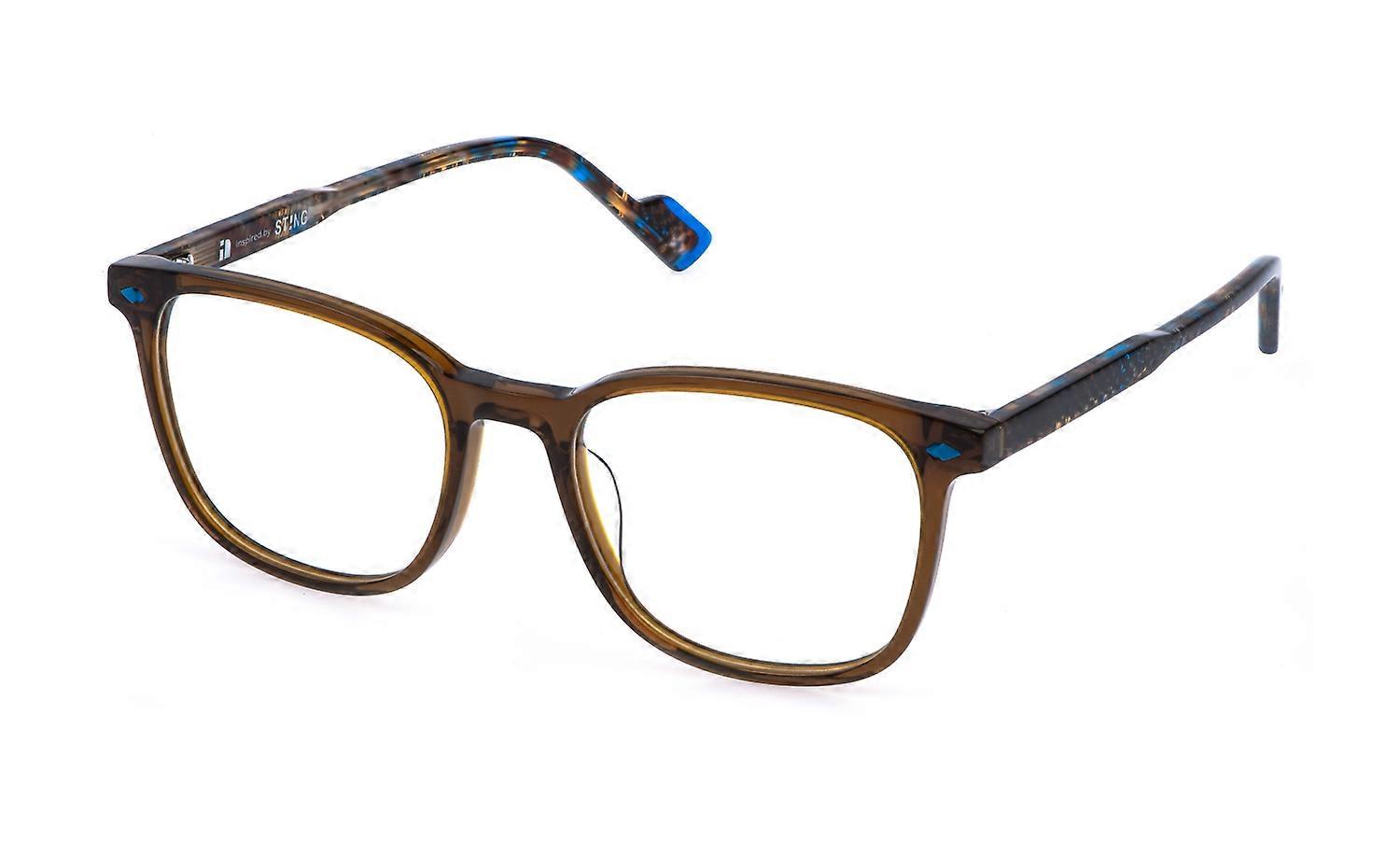 Eyewear Frames Sting VST568 0893 Brown Transparent LUCIDO 53/19/145 MAN