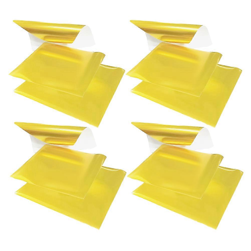 Candy Wrappers 400 Pcs Golden Rectangular Design Aluminum Foil For DIY Chocolates Perfect For Birthdays And Festive Celebrations