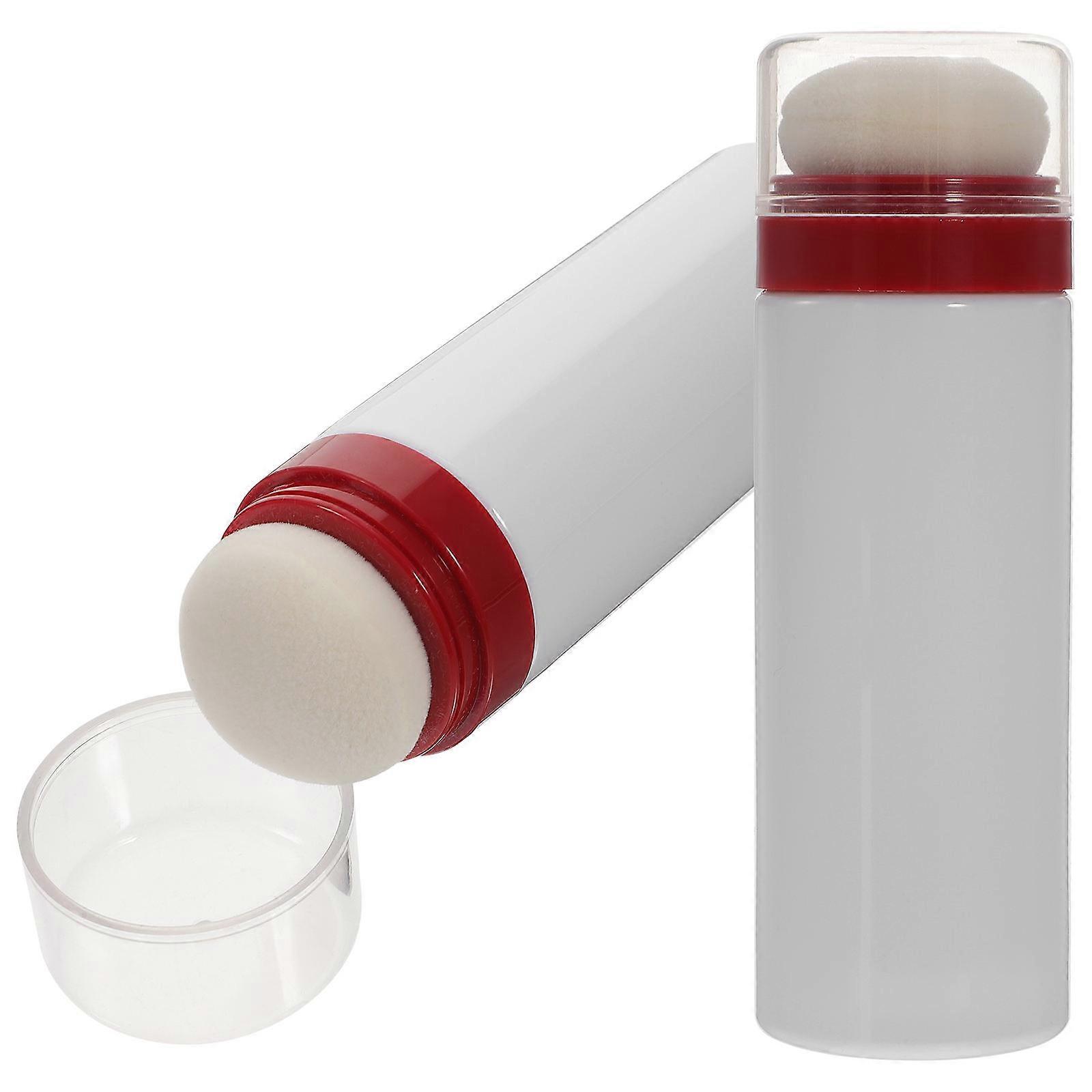 Powder Puff and Container Box for Gentle Application