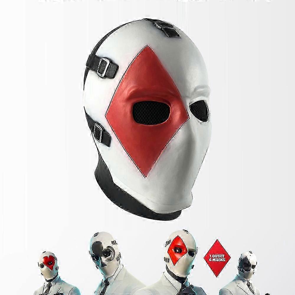 フォートナイトポーカーフェイスマスクヘッドギアドレスアップゲームコスプレ小道具フォートニットハロウィンボール