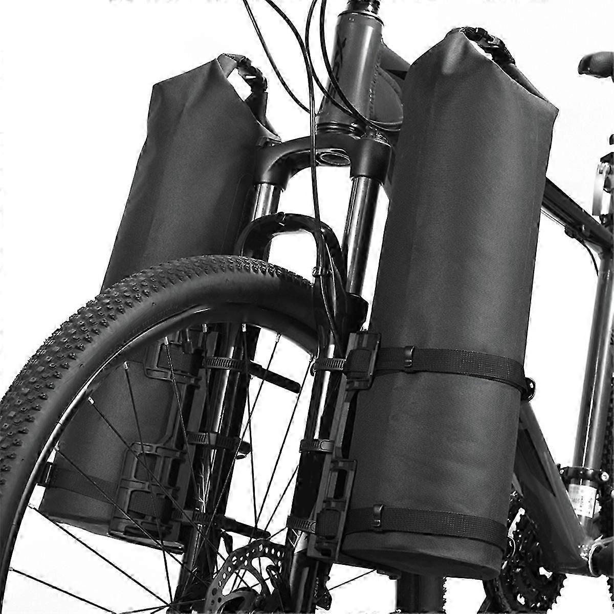 2 PCS Portable Waterproof Bike Fork Bag Mounting