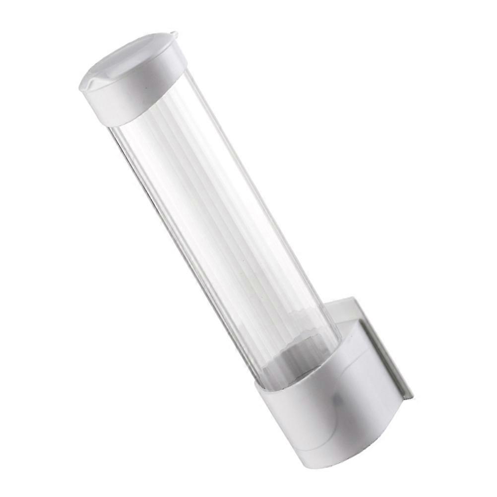 Home Paper Cup Distributor Wall Mounted Cup Holder Minimalist Design Assorted Color Dust Protection 1Pack