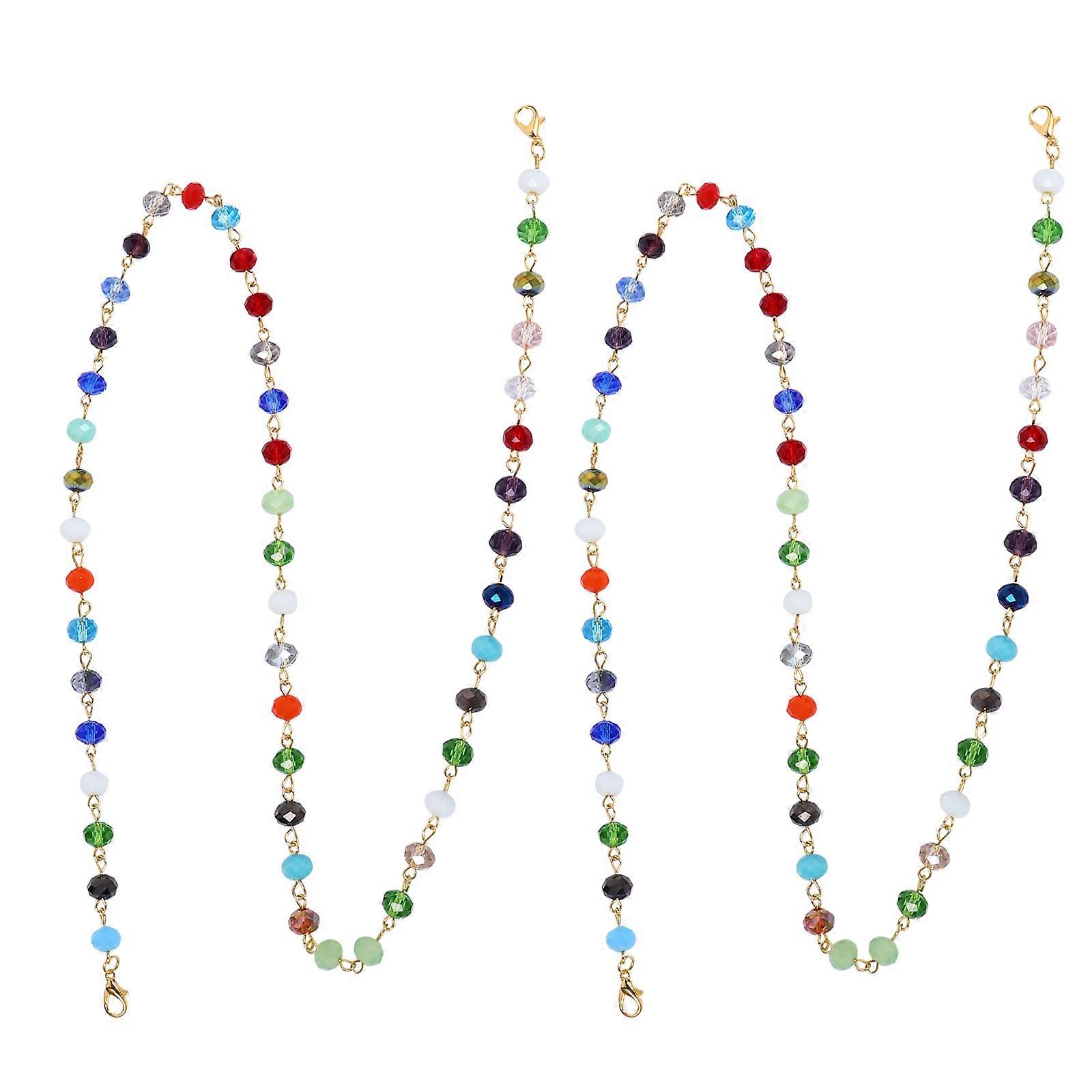 Eyeglass Chain Strap Holder for 6Pcs Colorful Eyeglass Holder