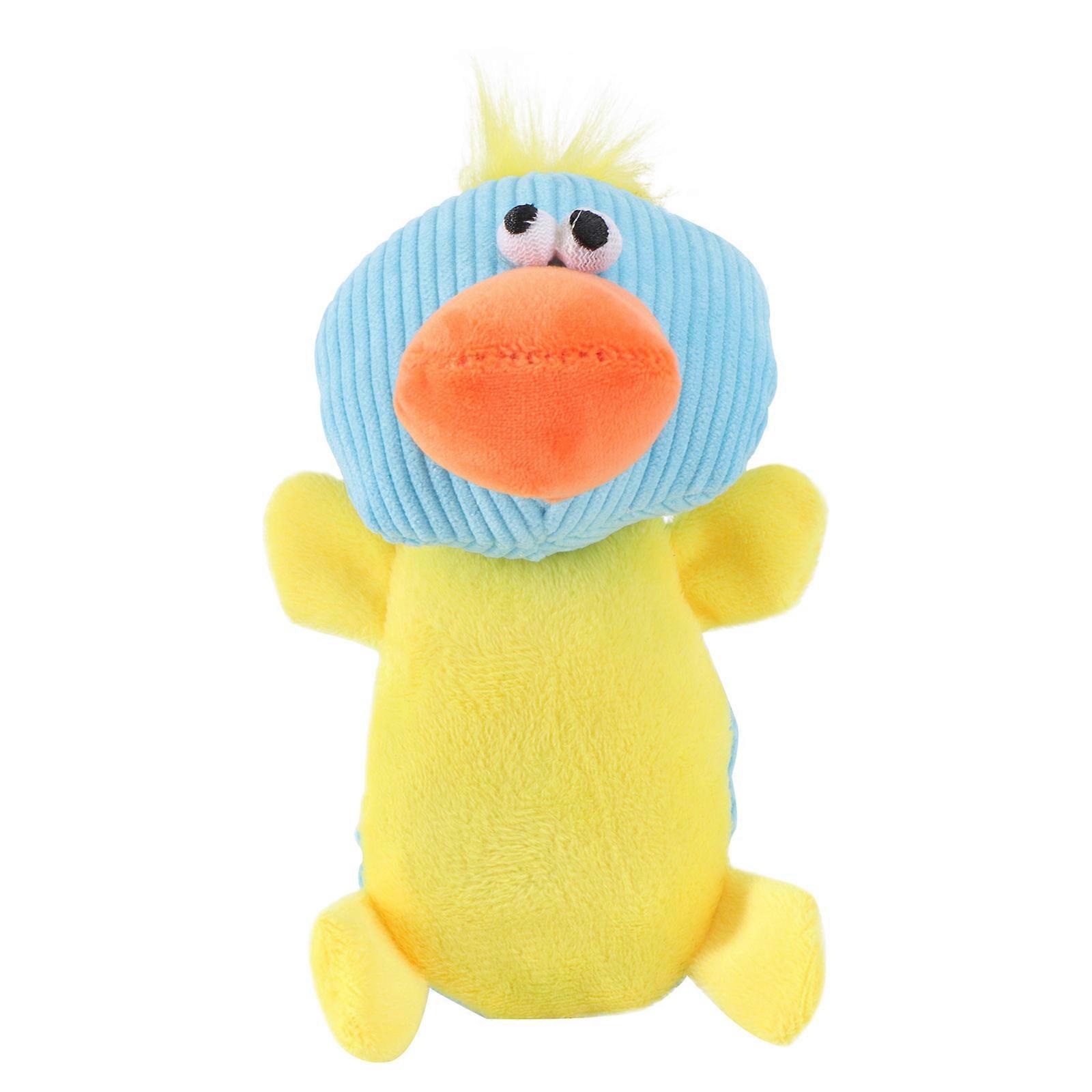 Dog Plush Toy Blue Animal Shape for Interactive Fun 3Pcs Pack