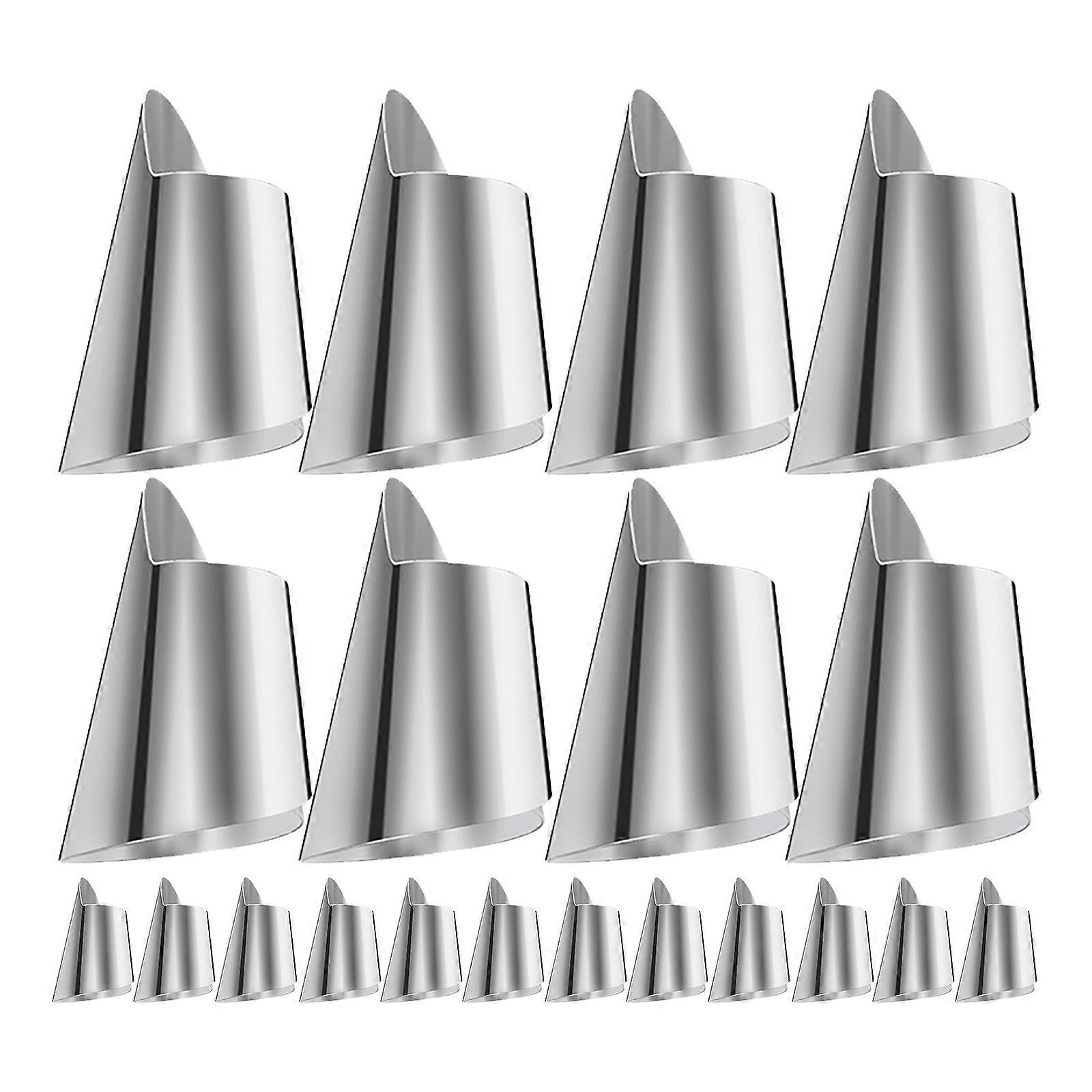 Finger Protector Cutting Stainless Steel Finger Guard for Kitchen 20Pcs