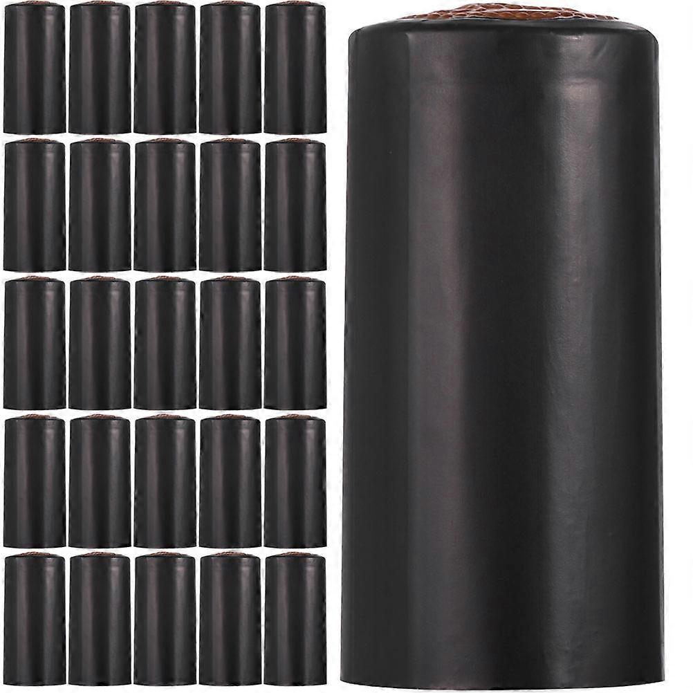 Shrink Wrap Disposable Caps for Sealing 1000Pcs Black