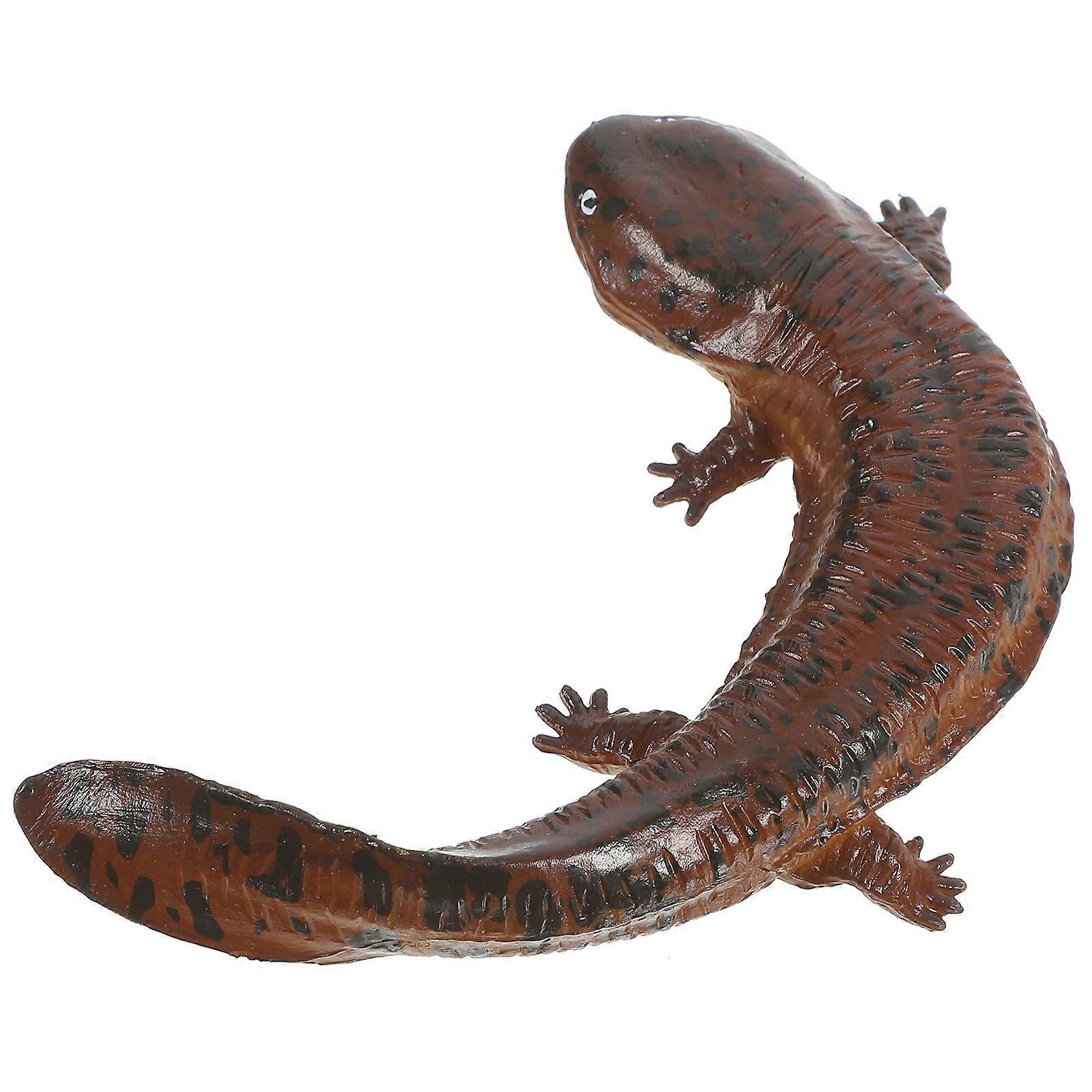 Simulation Animal Model Fish Figurine for Decoration 3Pcs Plastic Brown