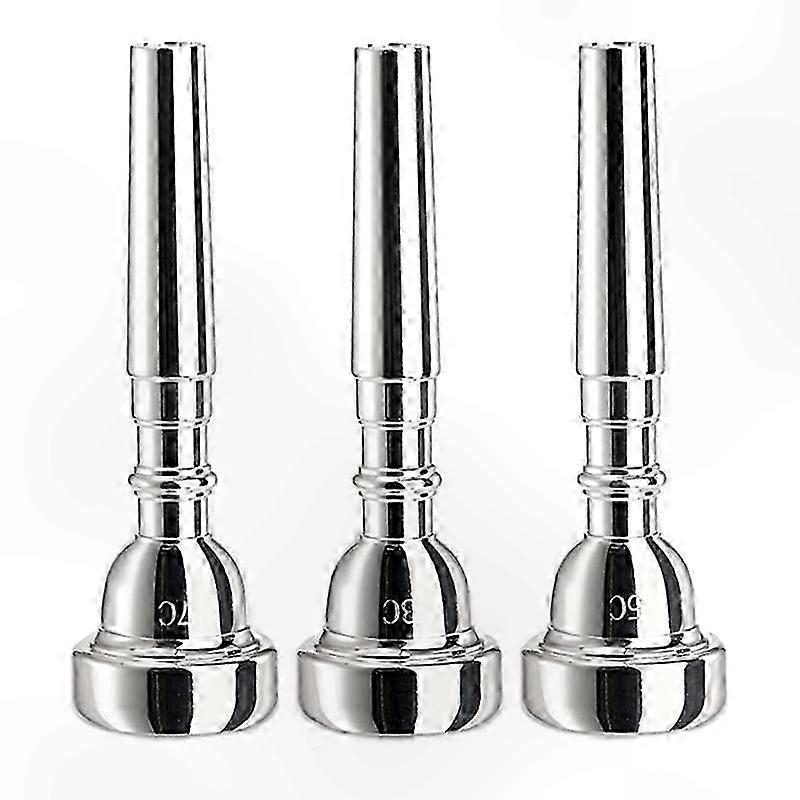 Brass Trumpet Mouthpiece Set - 3 Sizes for Versatile Performance