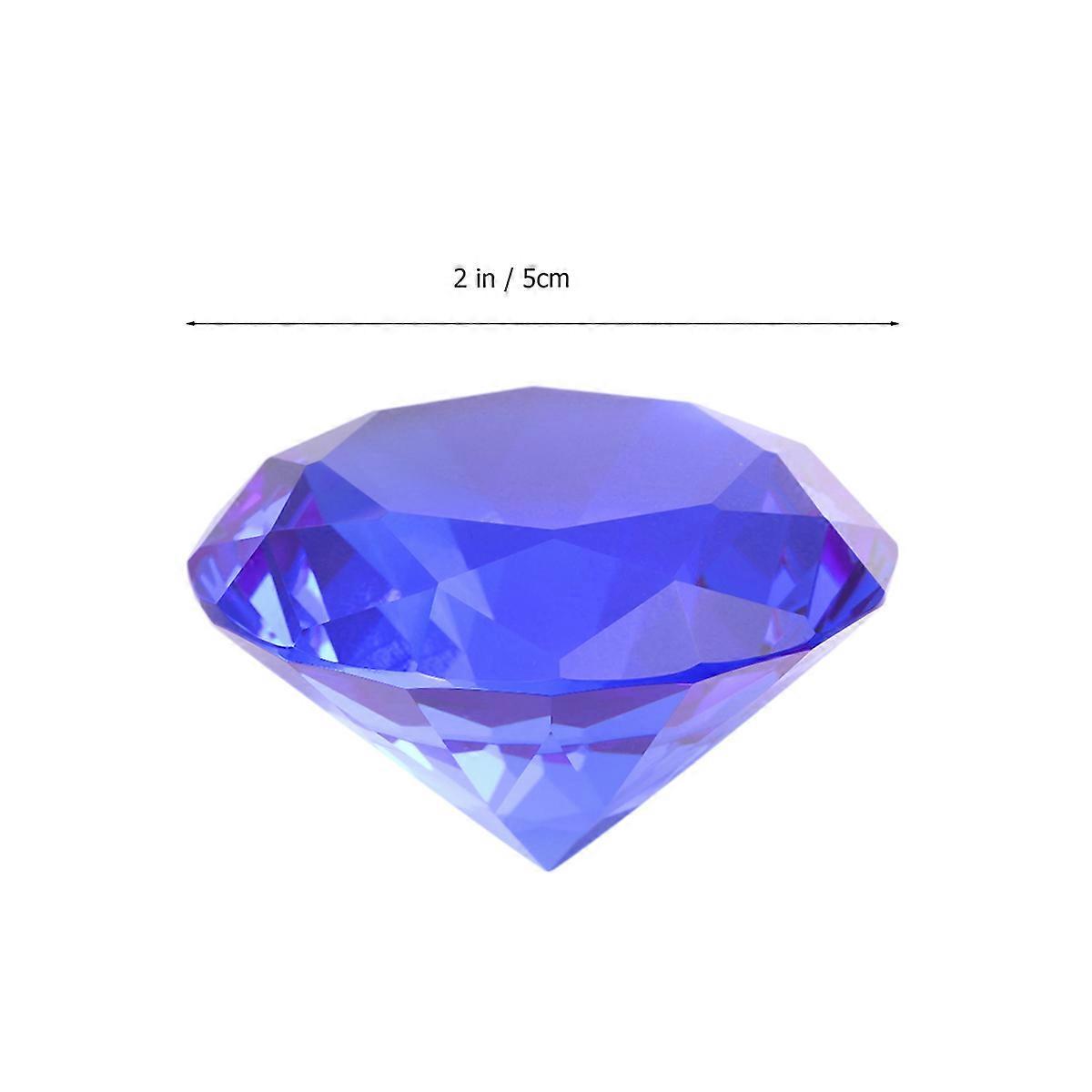 Blue Artificial Diamonds Crystal Diamonds Craft Decorative Diamond Ornament