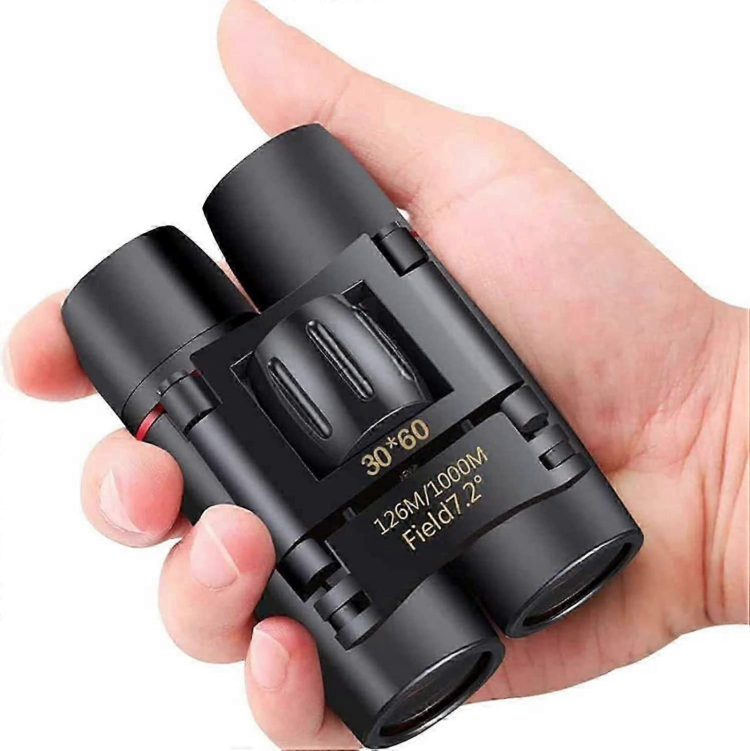 1PC,Binoculars Small Compact Light Binoculars,Waterproof Lightweight Small Binoculars,black,30*60